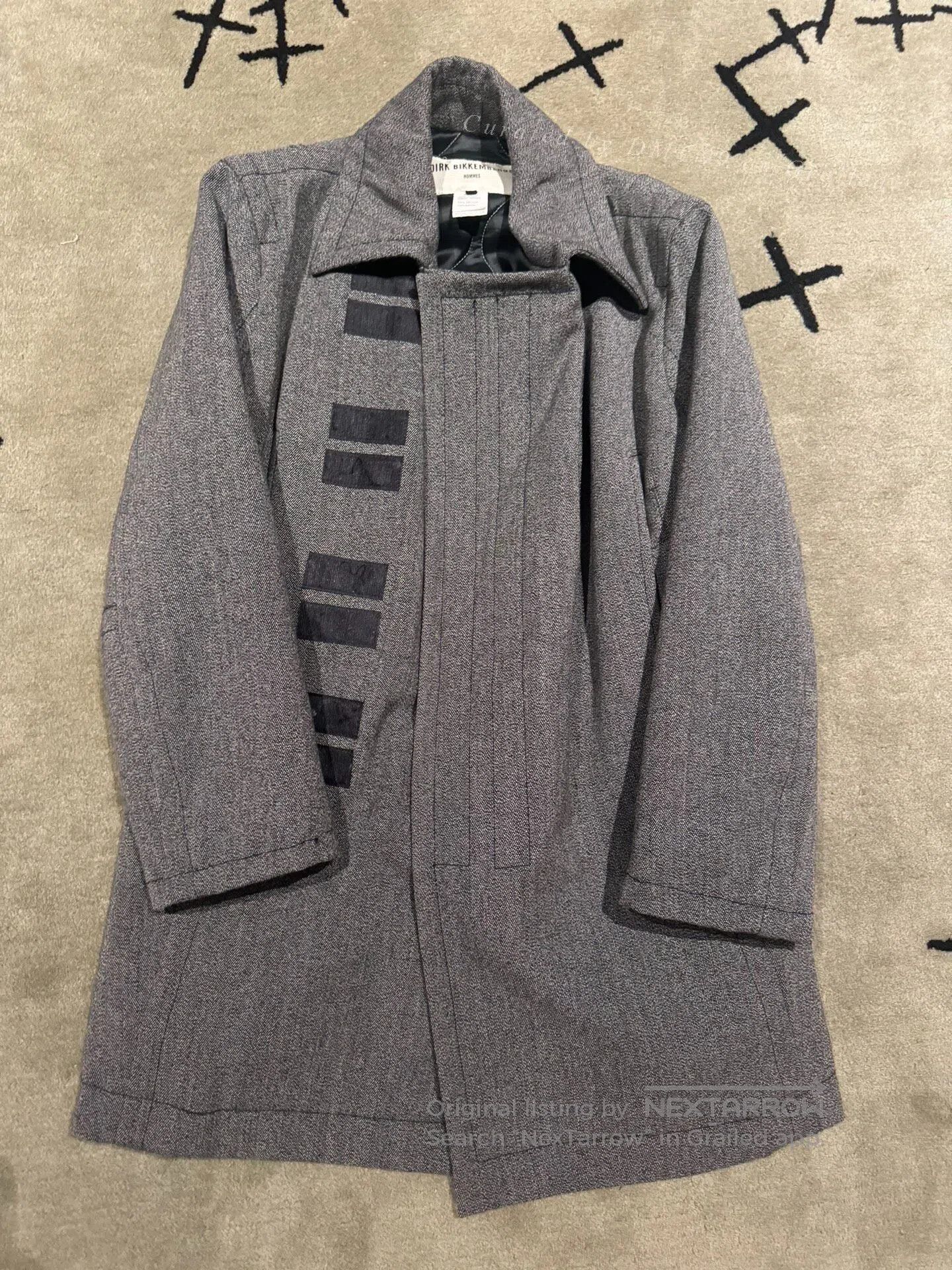 Dirk Bikkembergs Dirk Bikkembergs Long Quilted Suit Jacket. Size US S / EU 44-46 / 1 - 2 Thumbnail
