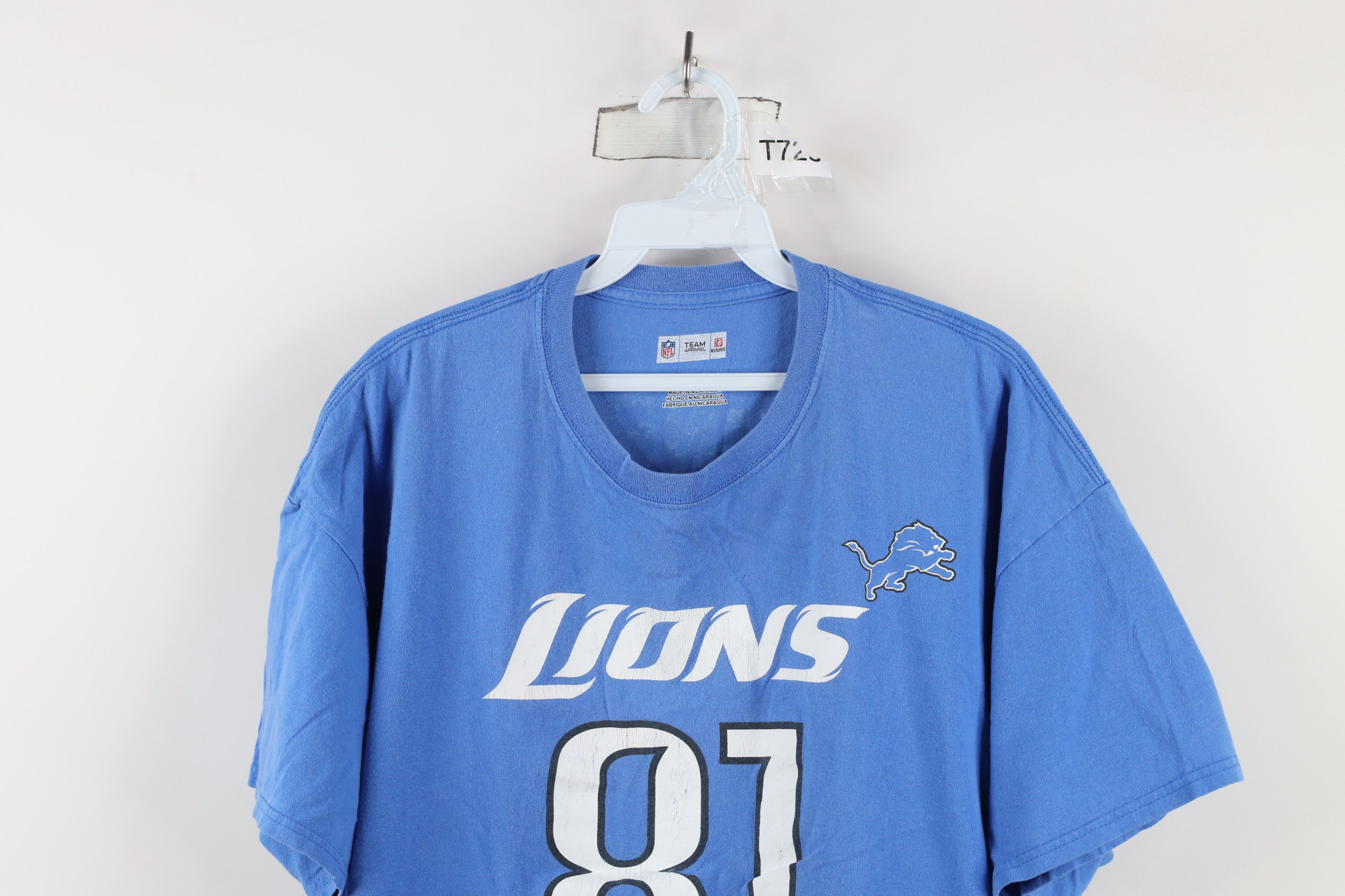 Vintage Vintage Y2K NFL Johnson Lions Football Jersey T-Shirt Size US XL / EU 56 / 4 - 2 Thumbnail