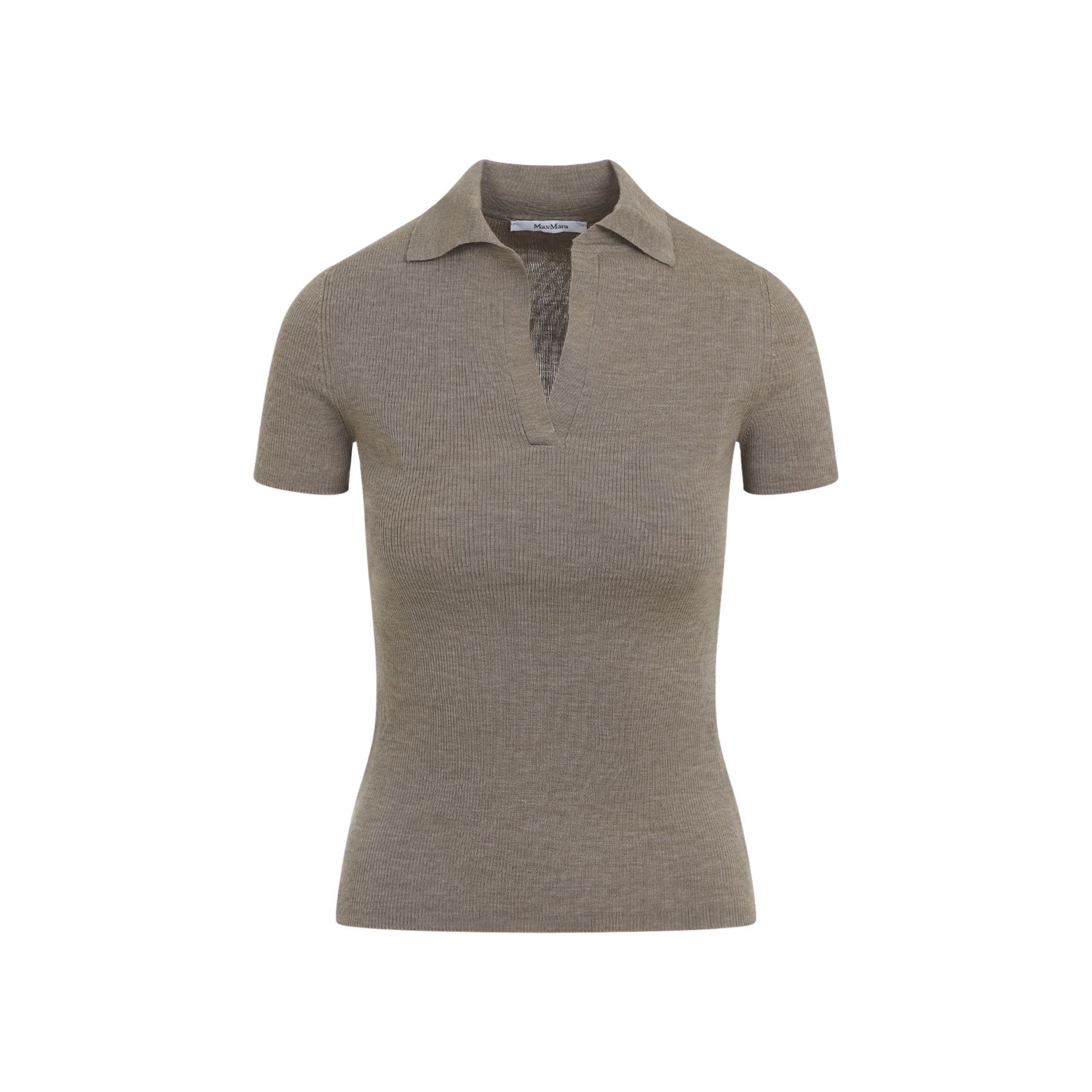 Max Mara Max Mara Albero Knit Ribbed Polo Size M / US 6-8 / IT 42-44 - 1 Thumbnail