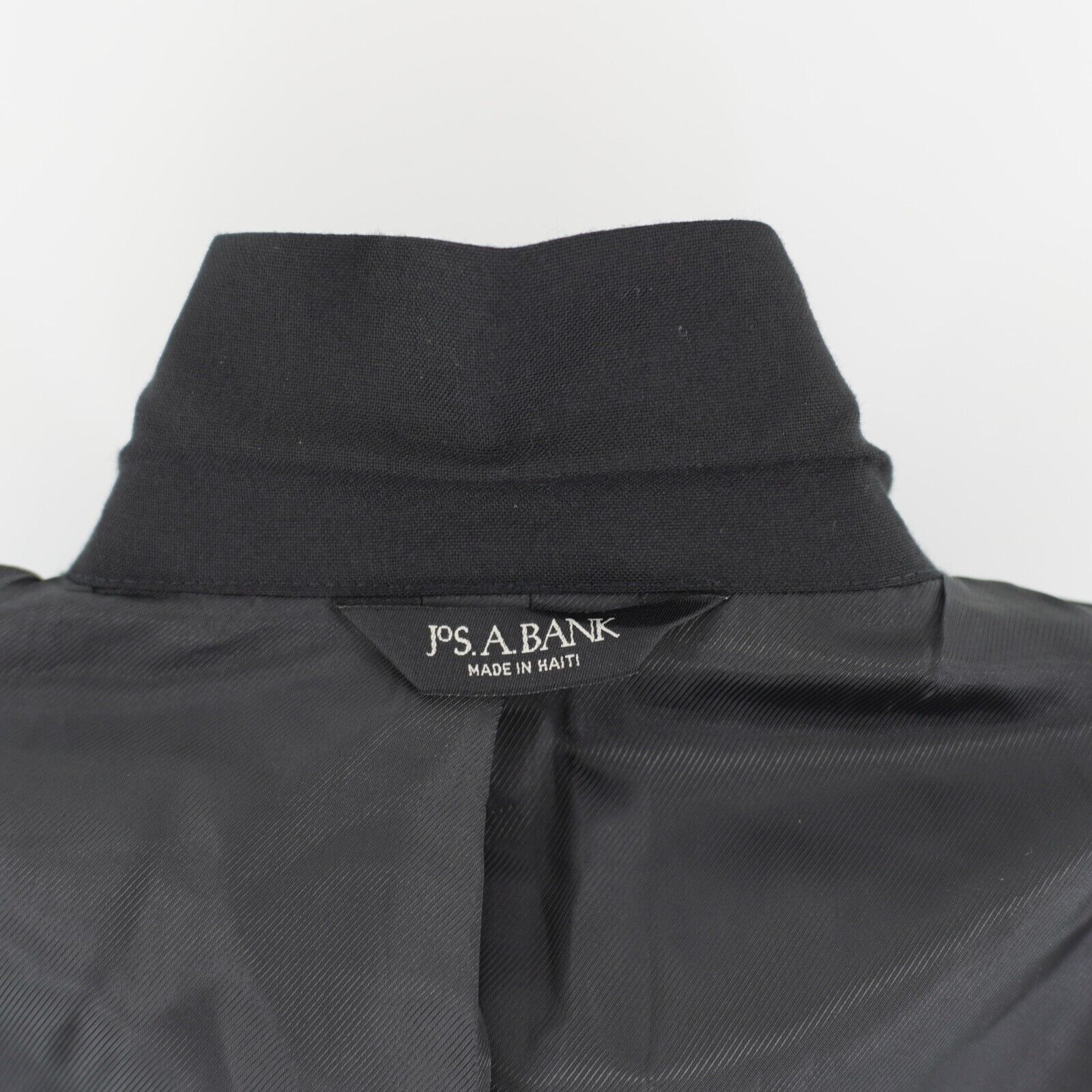 Jos. A. Bank Jos A Bank Black Wool 1 Felt Button Tuxedo Jacket 40S Or Sli Size 40S - 12 Thumbnail