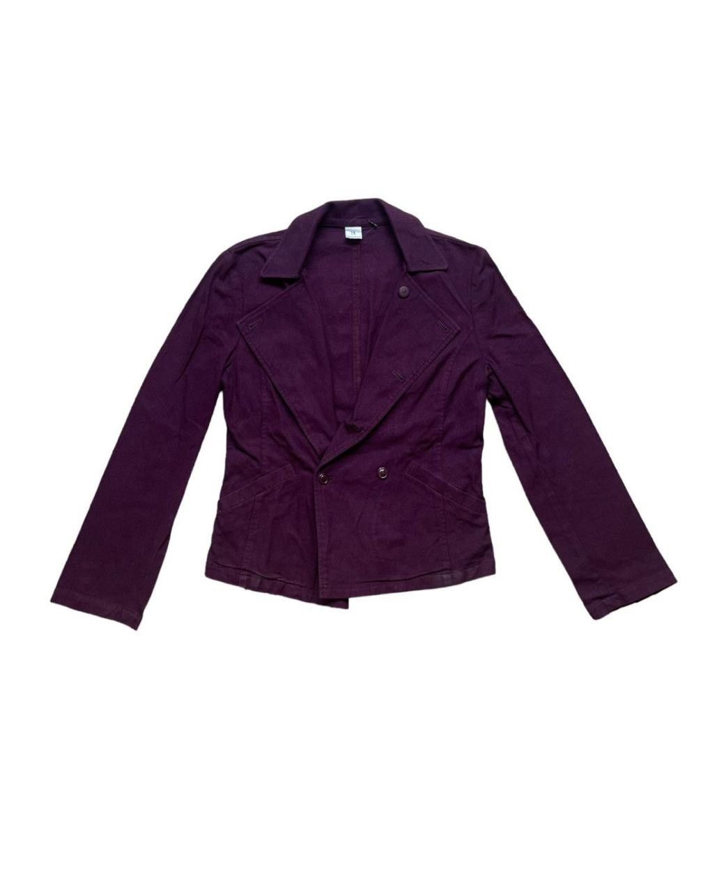 Issey Miyake Issey Miyake By Sunao Kuwahara Purple Blazers Size 38S - 1 Thumbnail