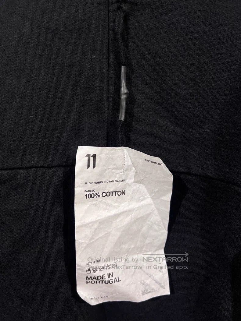 Boris Bidjan Saberi Boris Bidjan Saberi Cotton Basic Logo Patch Crew Neck Swea Size US XXS / EU 40 - 9 Thumbnail