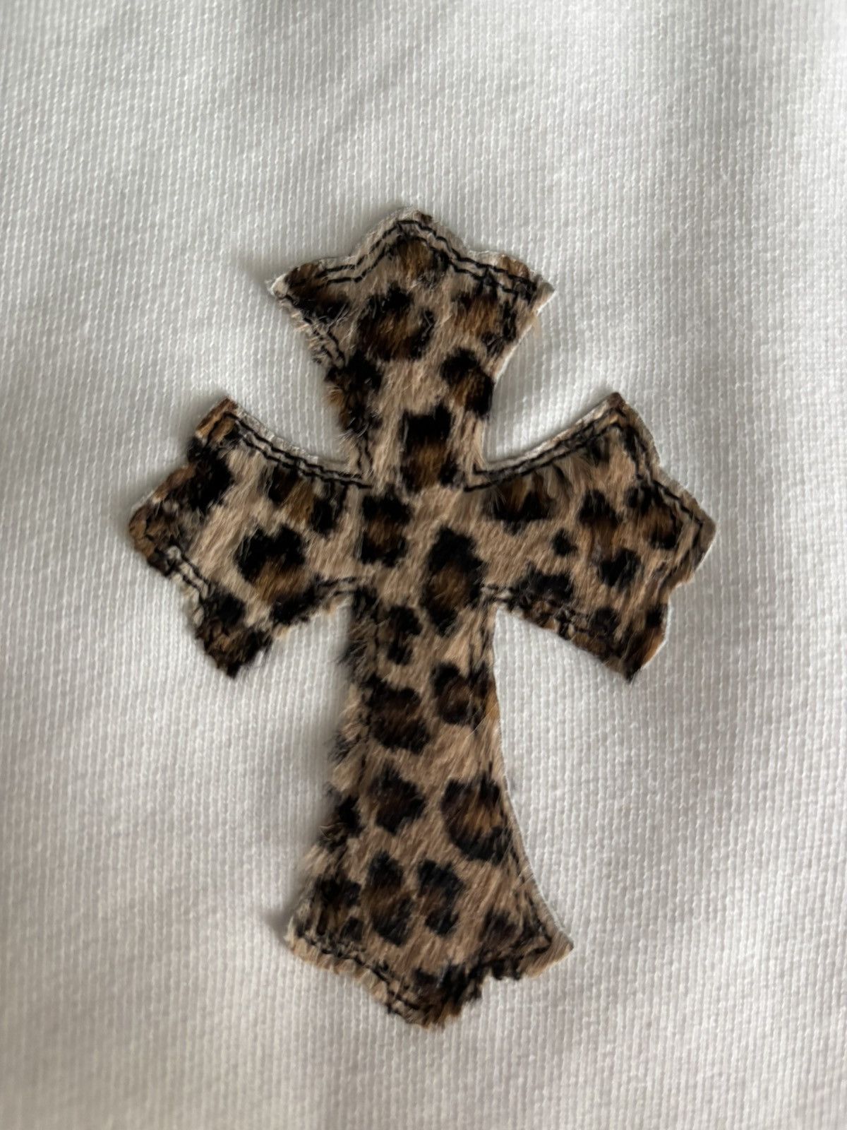 Chrome Hearts Chrome Hearts Leopard And White Patch Crewneck Size US S / EU 44-46 / 1 - 16 Thumbnail