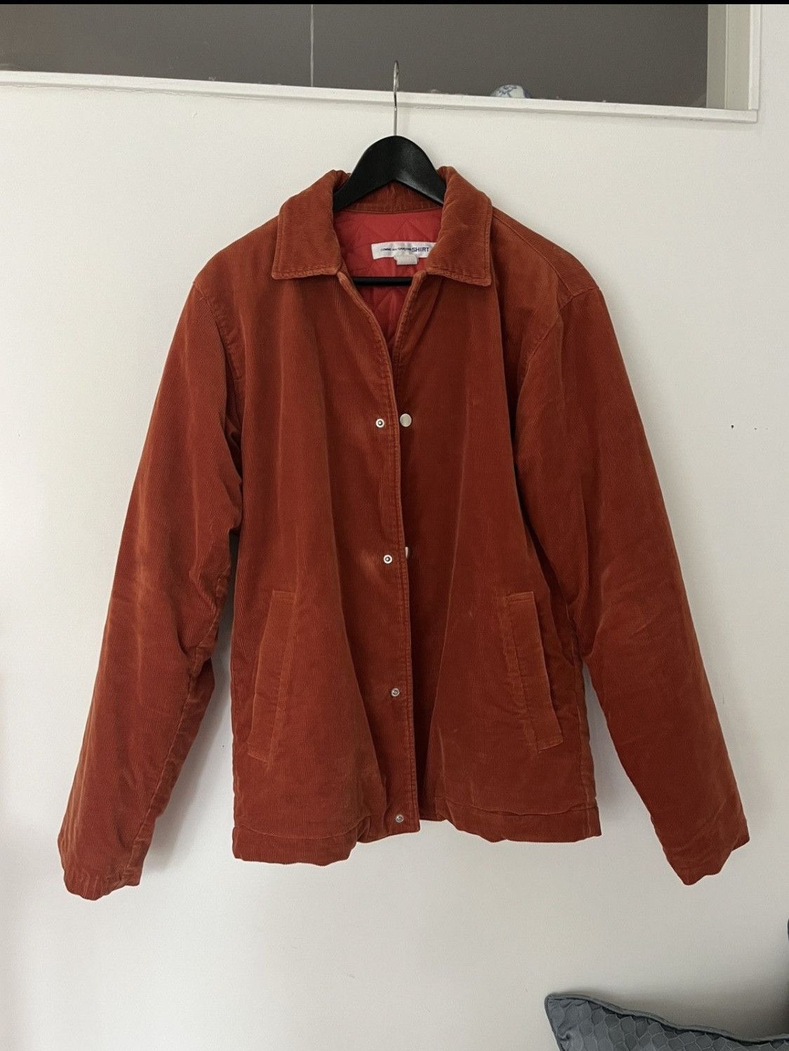 Comme des Garcons Burnt orange corduroy coach jacket Size US M / EU 48-50 / 2 - 1 Thumbnail