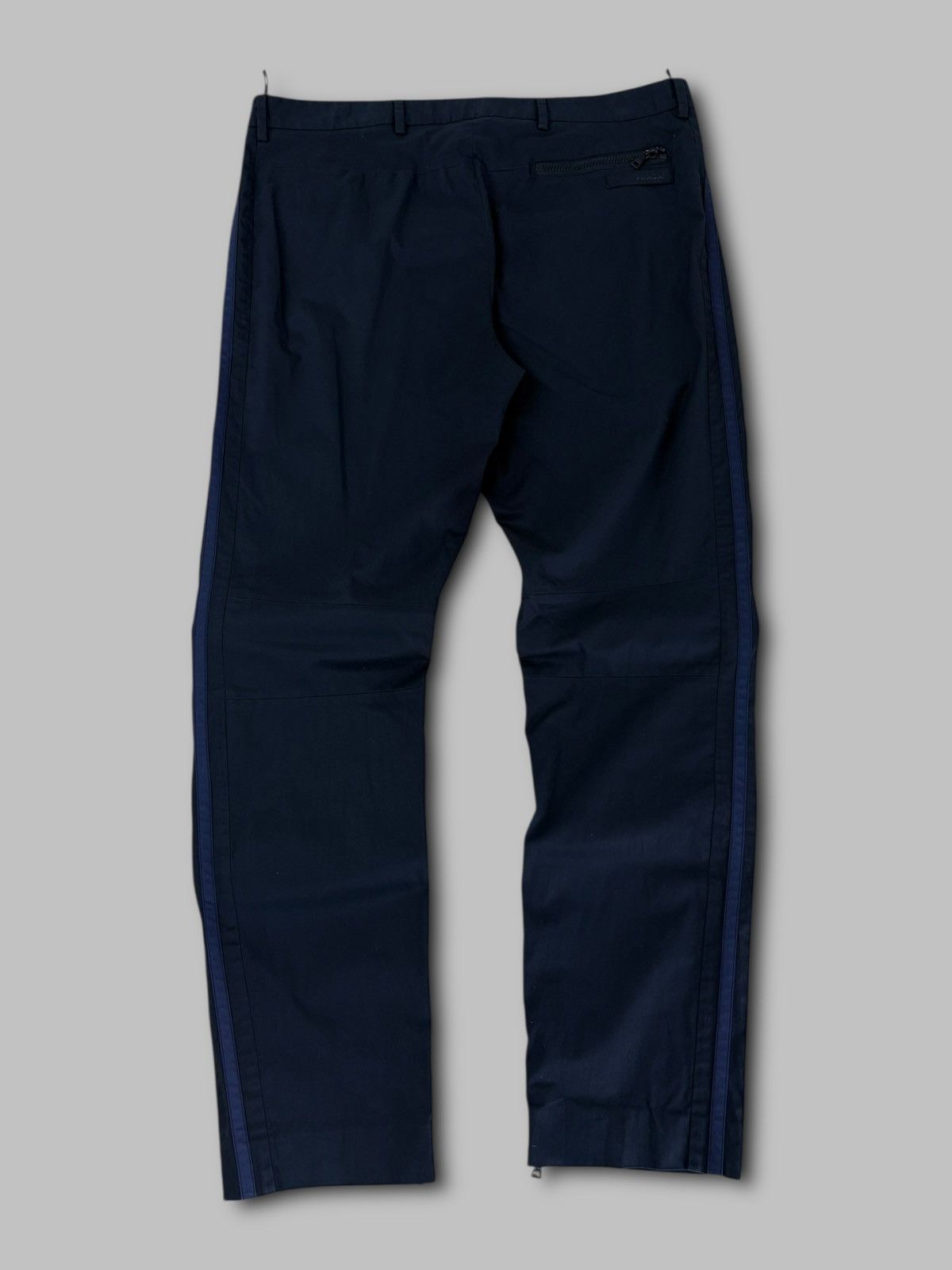 Prada Prada 2000s Black Technical Pants With Blue Sides Stripes Size US 36 / EU 52 - 2 Thumbnail