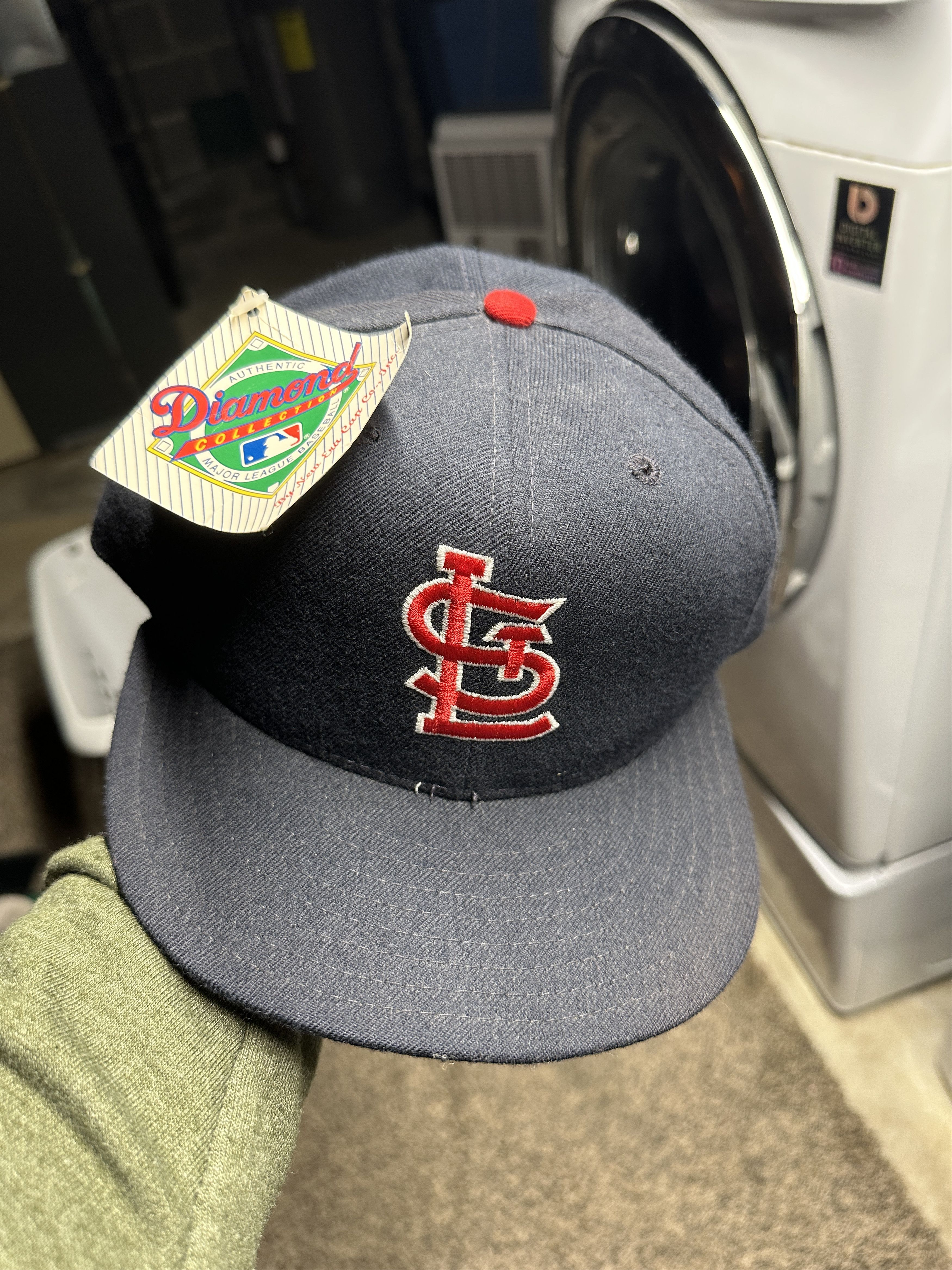 New Era Vintage 1990s New Era St Louis Wool Fitted 7 1/4 Hat Size ONE SIZE - 1 Thumbnail