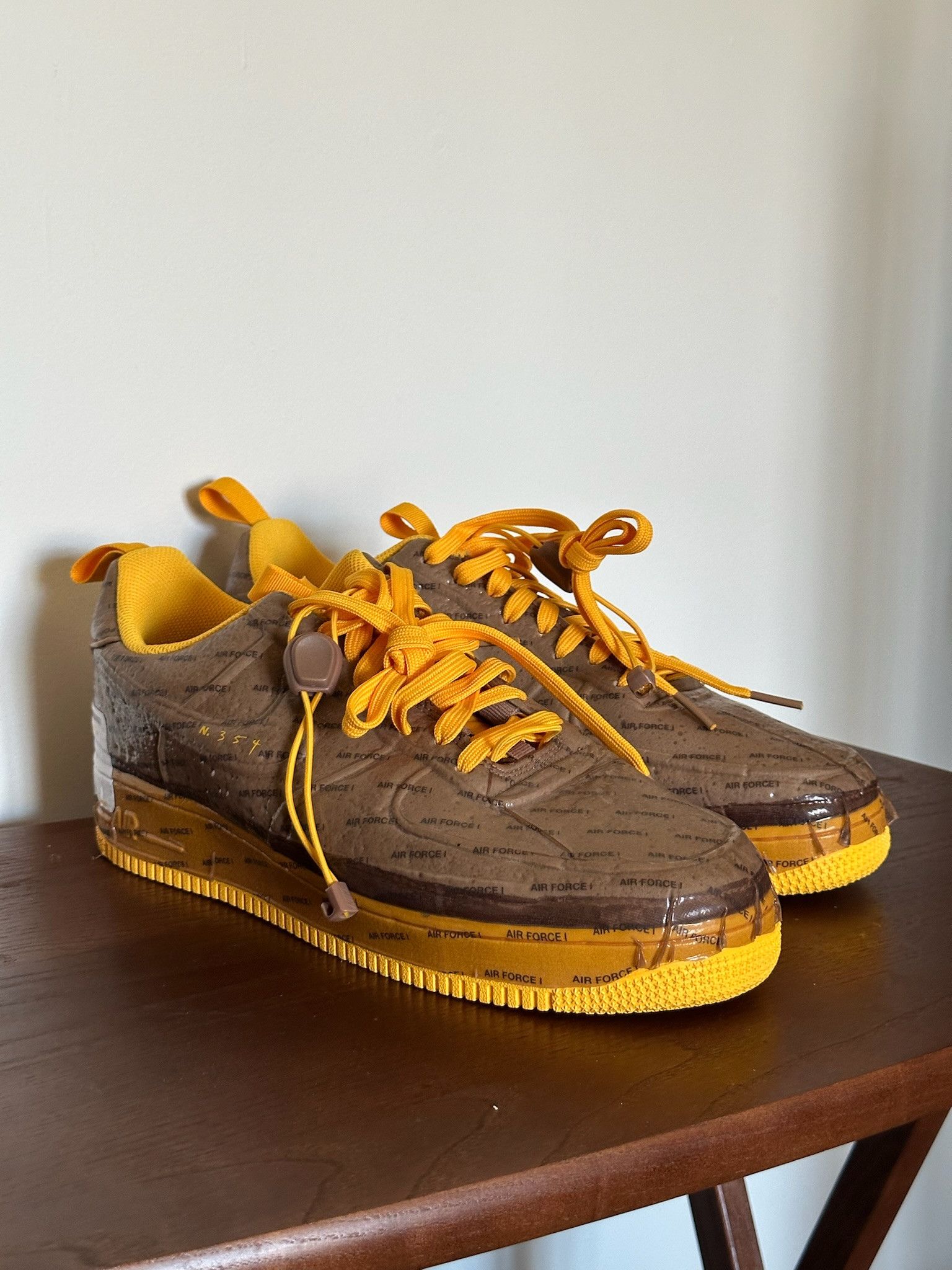 Nike Nike Air Force 1 Experimental "Archaeo Brown." Size US 10.5 / EU 43-44 - 1 Thumbnail