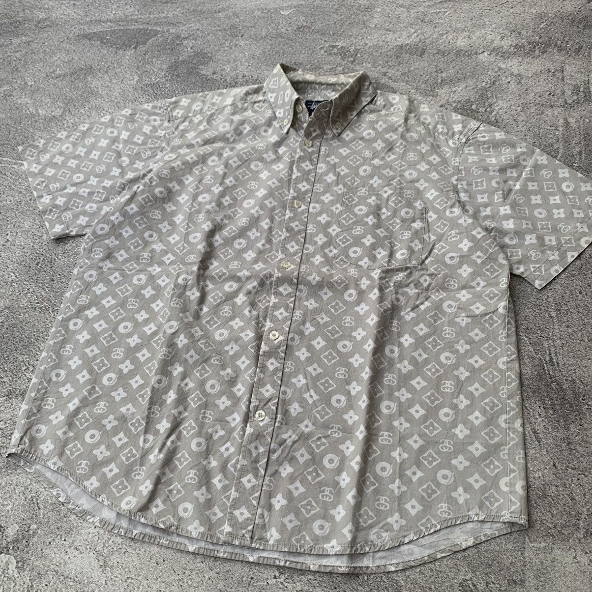Stussy × Vintage 💥Rare💥 90’s Stussy LV monogram Shirt Size US M / EU 48-50 / 2 - 2 Thumbnail