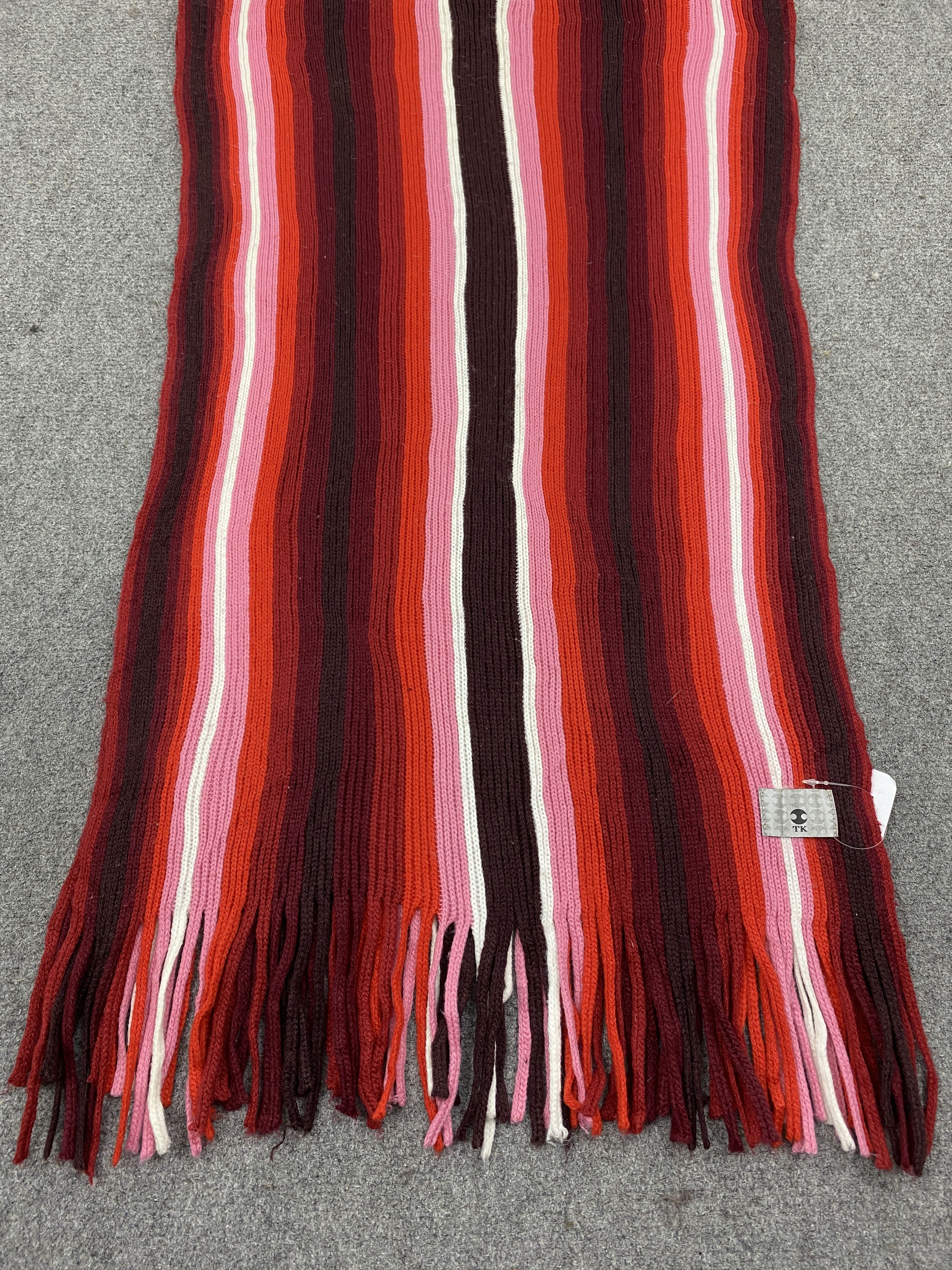 Issey Miyake TK Mix Pice Scarf / Muffler / Neckwear SC0262 Size ONE SIZE - 6 Thumbnail