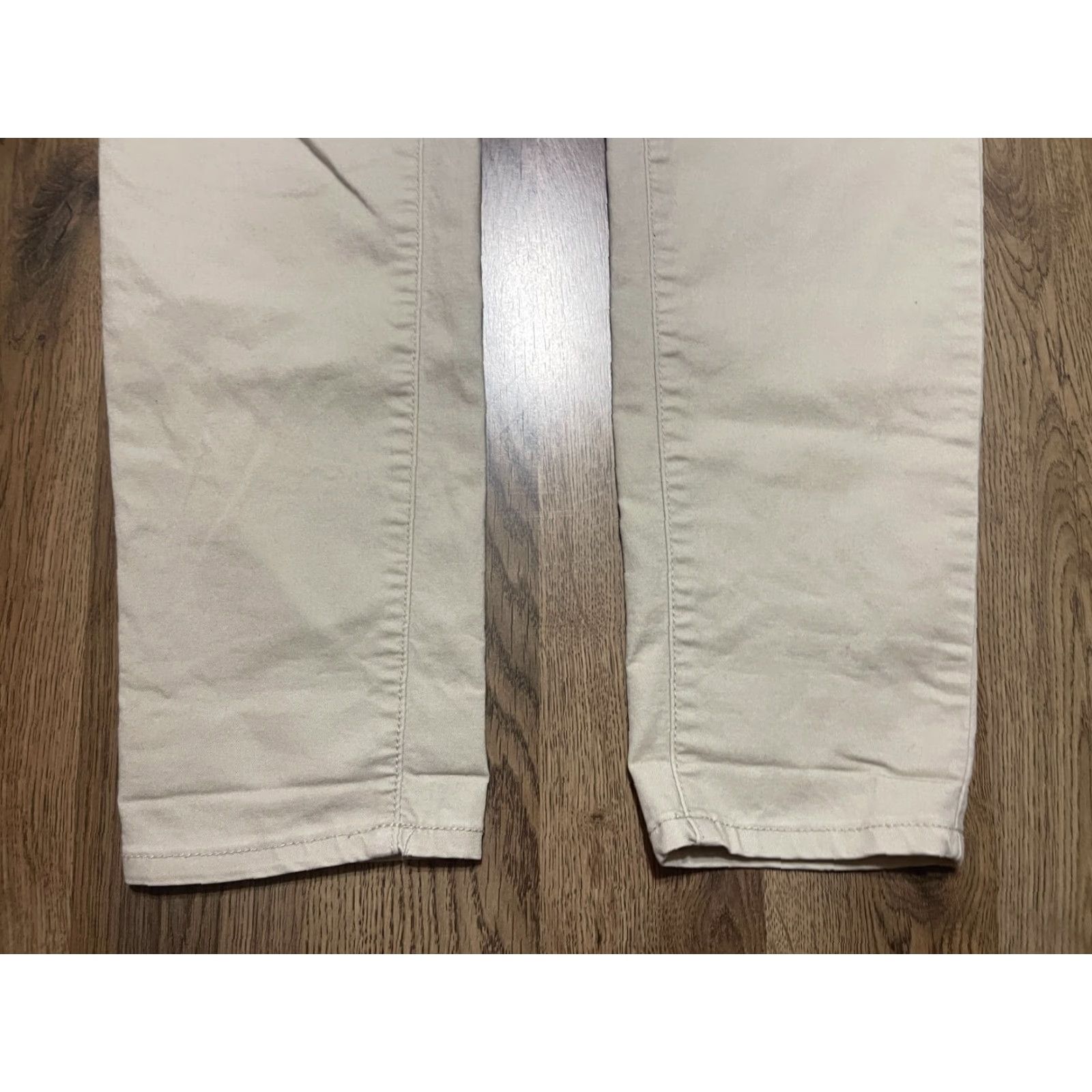 Vintage WannaBettaButt Jeans Women’s 8 Tan Skinny Pockets Straight Leg Vintage: No Size 30" / US 8 / IT 44 - 3 Thumbnail
