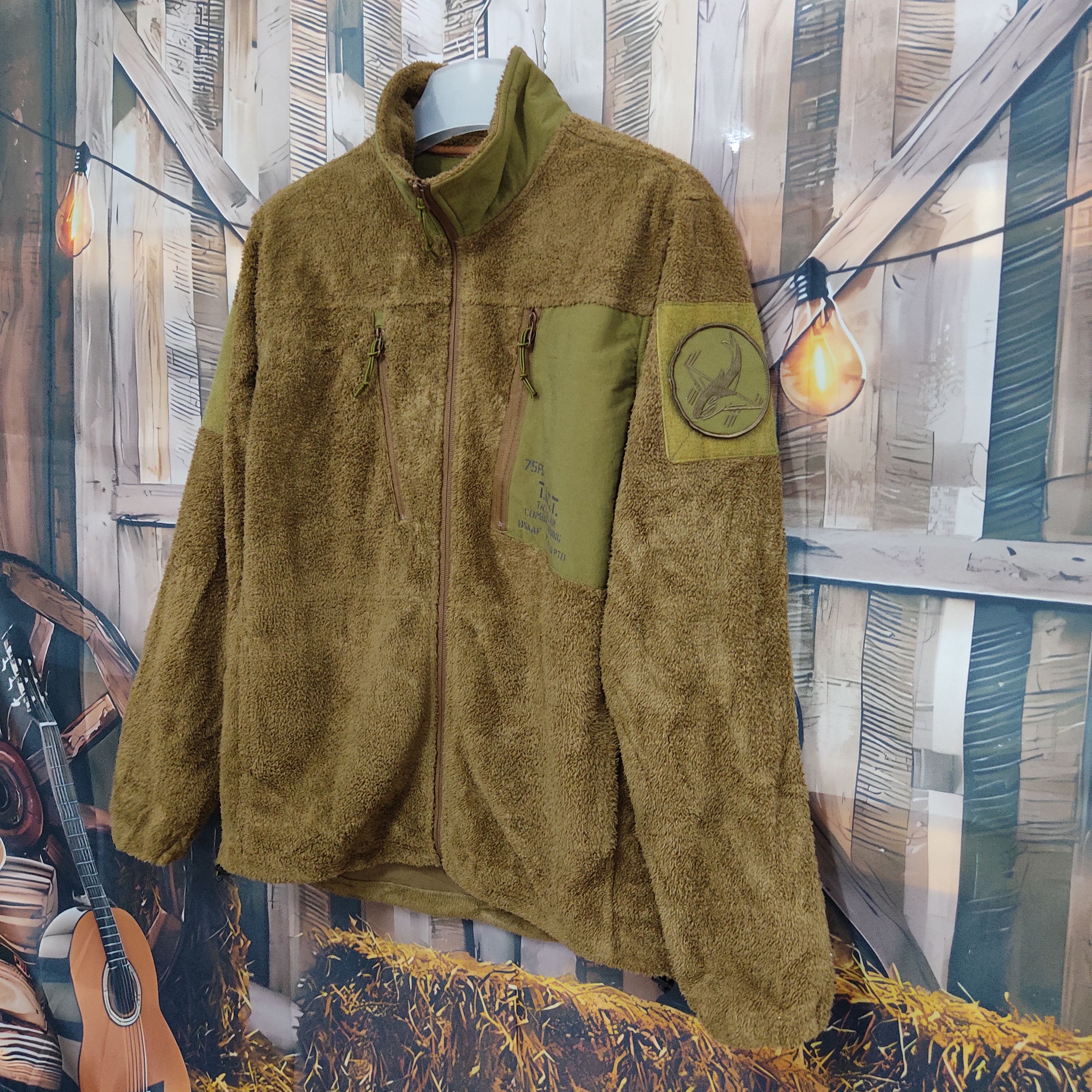 Avirex AVIREX 75fs T.A.C.T USAAF Sherpa Fleece Jacket Size US L / EU 52-54 / 3 - 2 Thumbnail
