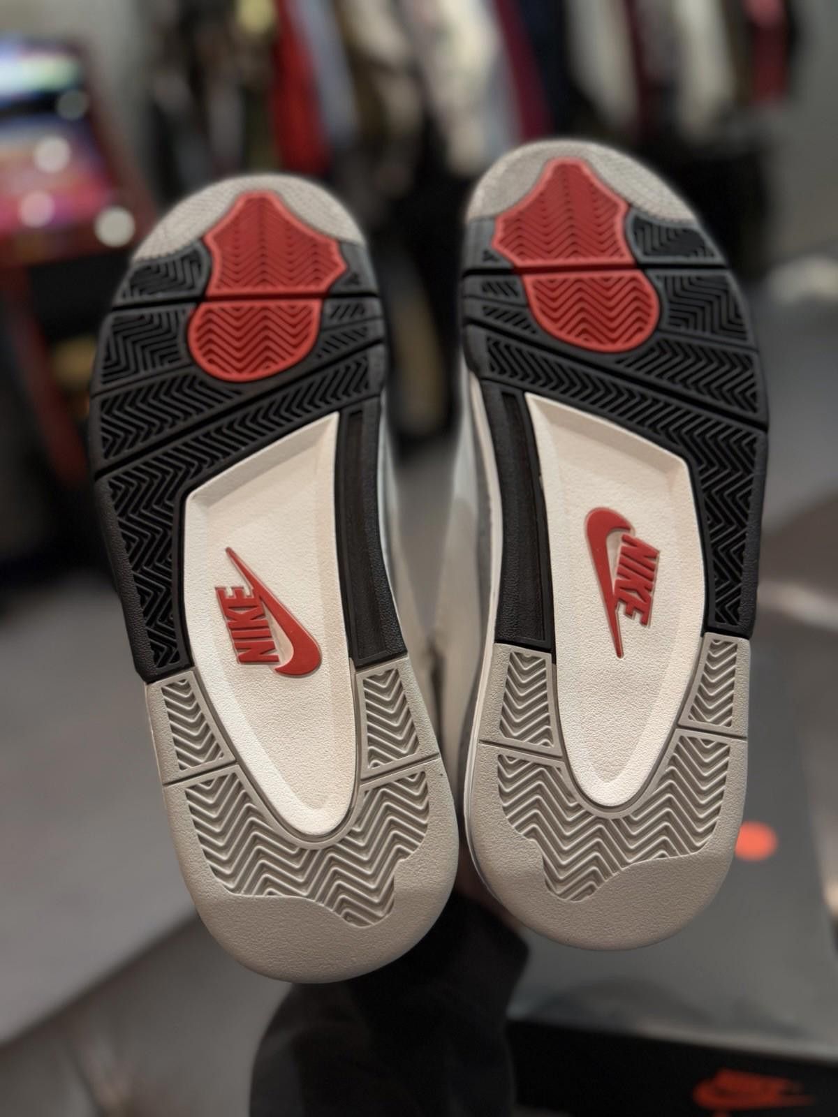 Jordan Brand Size 12 - Air Jordan 4 Retro Summit White Cement FV5029-100 Size US 12 / EU 45 - 12 Thumbnail