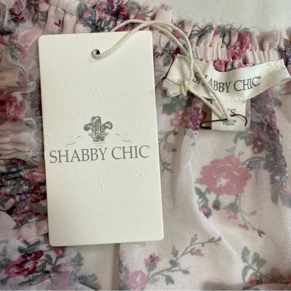 Other NWT New $128 Shabby Chic Lily Tiered Flounce Floral Dress S Size XS / US 0-2 / IT 36-38 - 9 Thumbnail