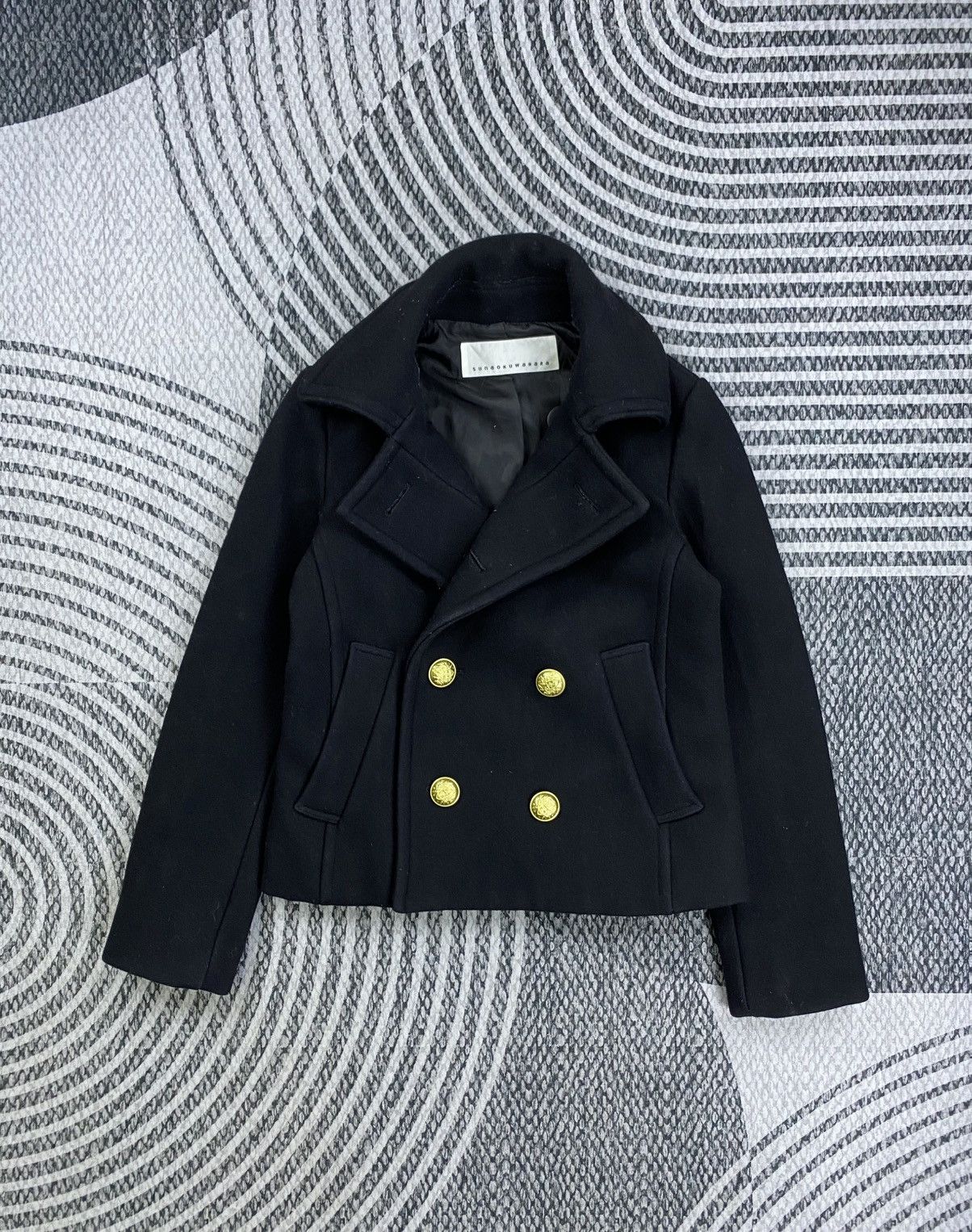 Issey Miyake Vintage Sunaokuwahara By Issey Miyake Wool Jacket Size US S / EU 44-46 / 1 - 6 Thumbnail