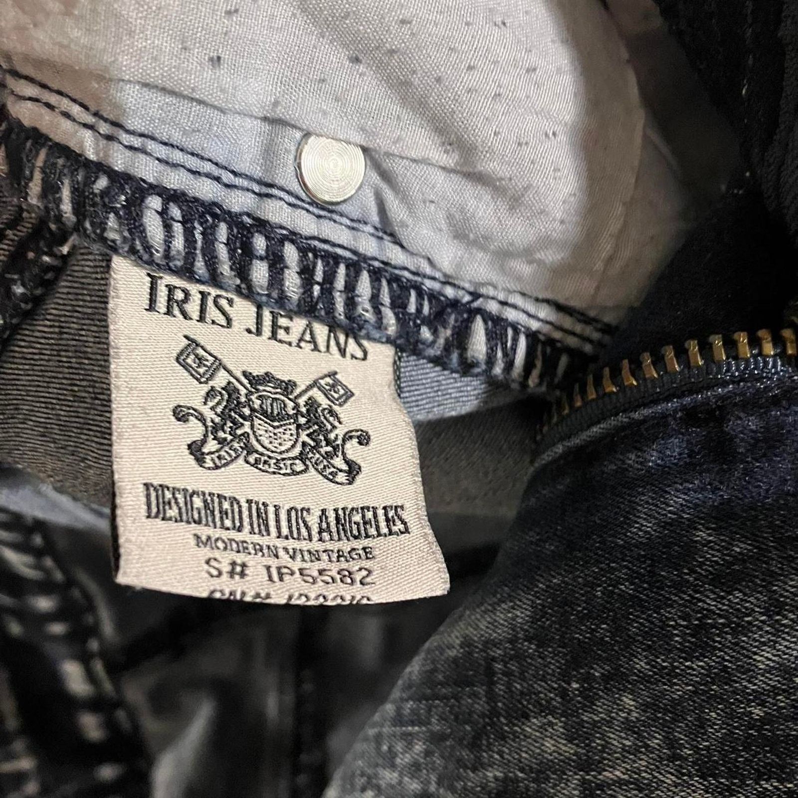 Other Iris Jeans Stone Washed High Waist Skinny Jeans Size 27" / US 4 / IT 40 - 4 Thumbnail
