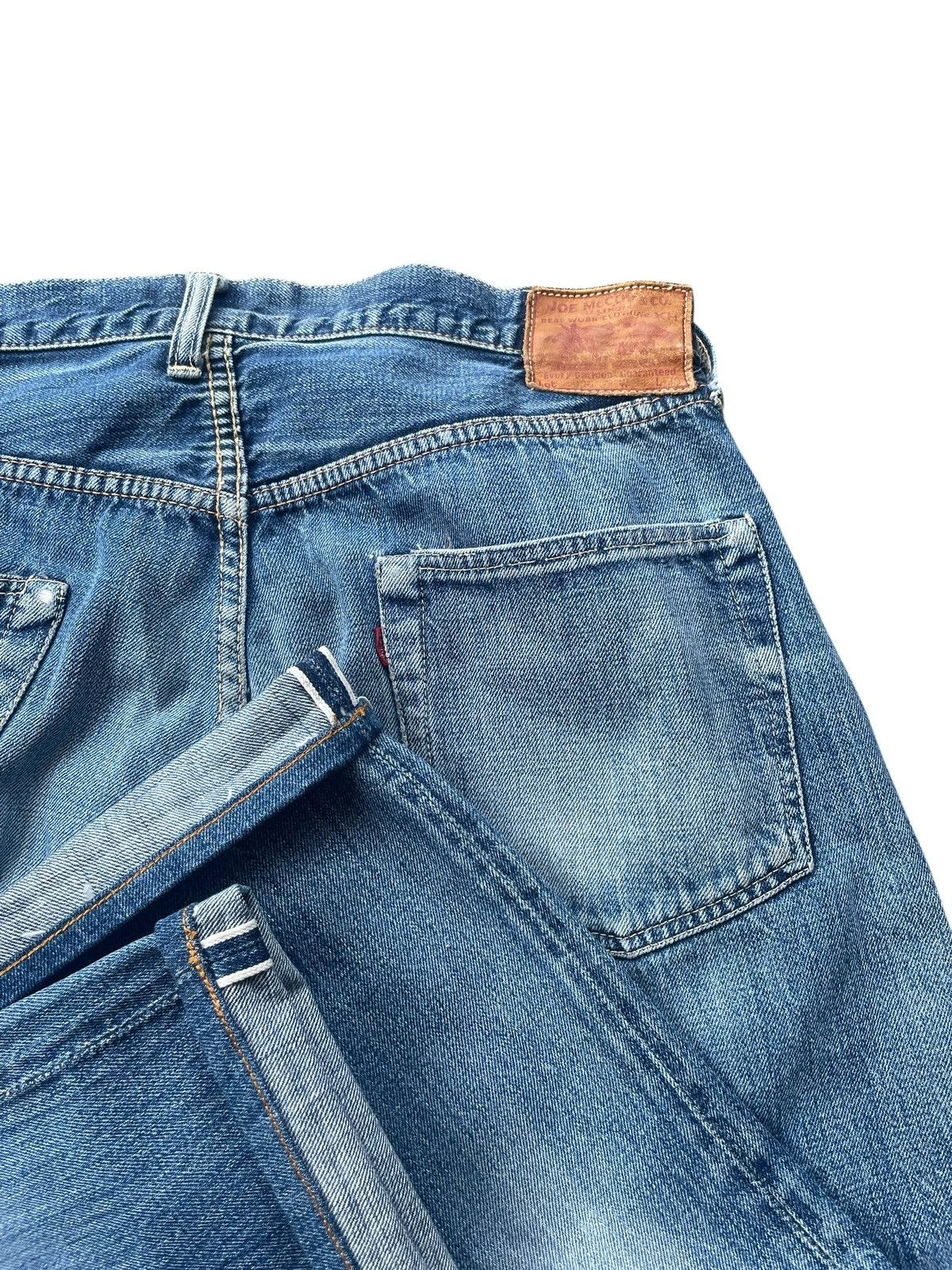The Real McCoy's Vintage Joe Mccoy Selvedge Denim Size US 34 / EU 50 - 10 Thumbnail