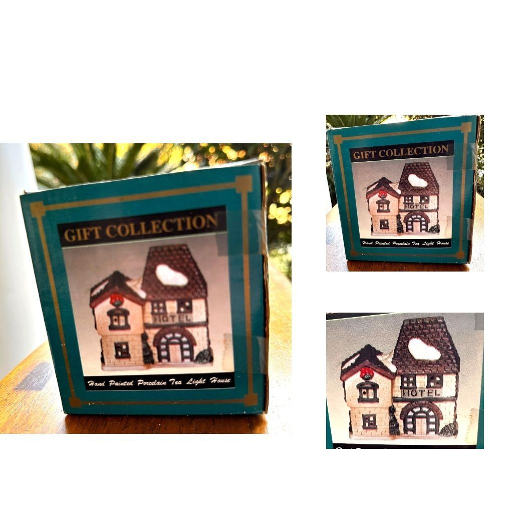 Handmade × Vintage VTG Gift Collection Tea Light Hotel English Tudor Ceramic Ne Size ONE SIZE - 7 Thumbnail