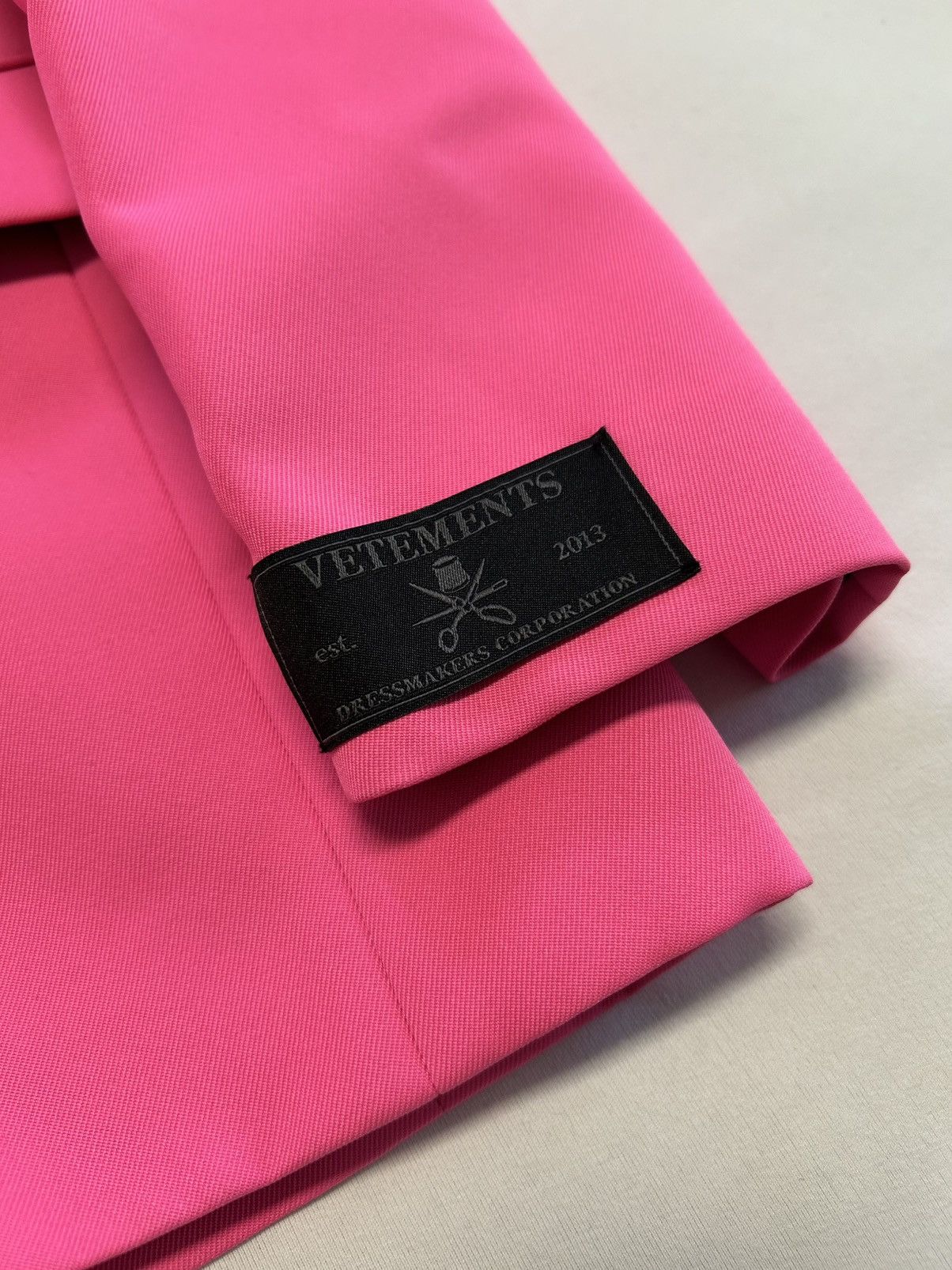 Vetements 2020 Oversized Blazer Pink Size 48L - 5 Thumbnail