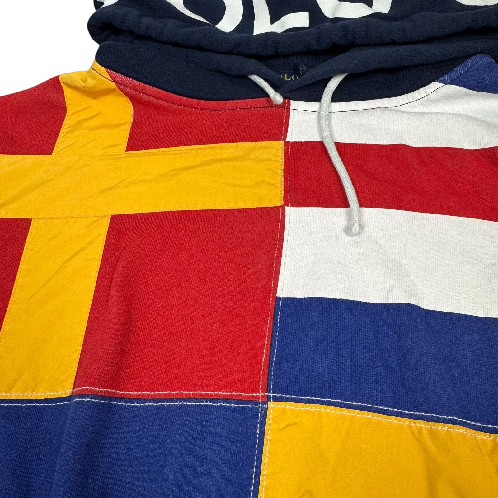 Polo Ralph Lauren Polo Ralph Lauren Women's Multi Signal Flag Fleece Hoodie S Size S / US 4 / IT 40 - 5 Thumbnail
