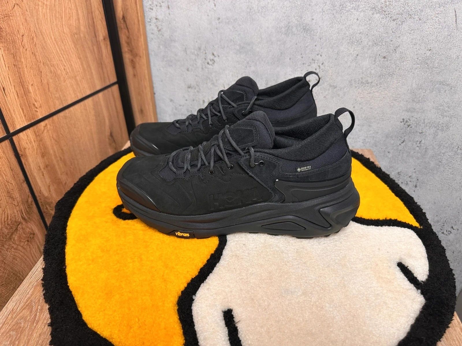 Hoka Kaha 3 Low GTX shoes gore Tex sneakers black size US12