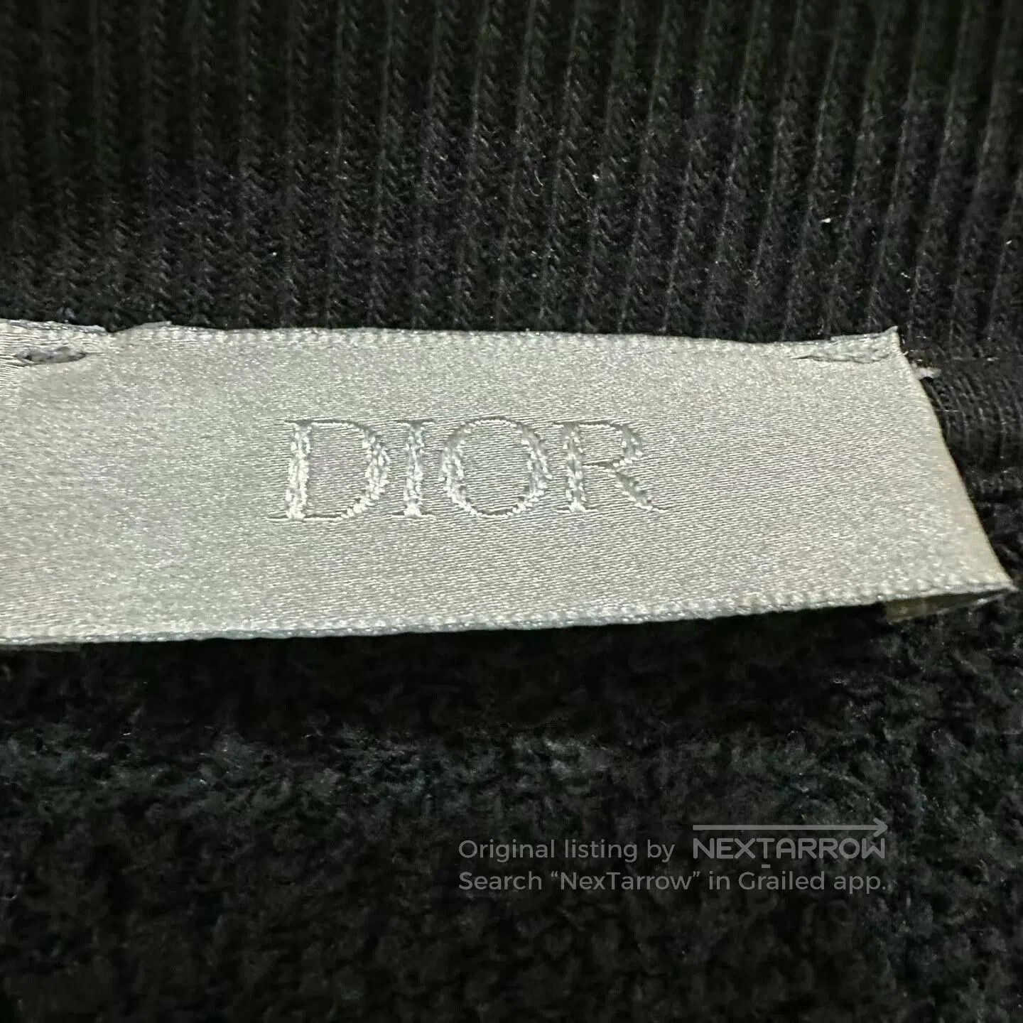Dior dior logo embroidered oversized long sleeve sweatshirt. Size US XXL / EU 58 / 5 - 2 Thumbnail