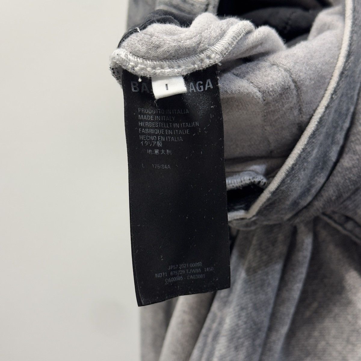 Balenciaga Balenciaga Winter 2021 Tromp L'oeil Sweatpants Black Demna Size US 33 - 5 Thumbnail