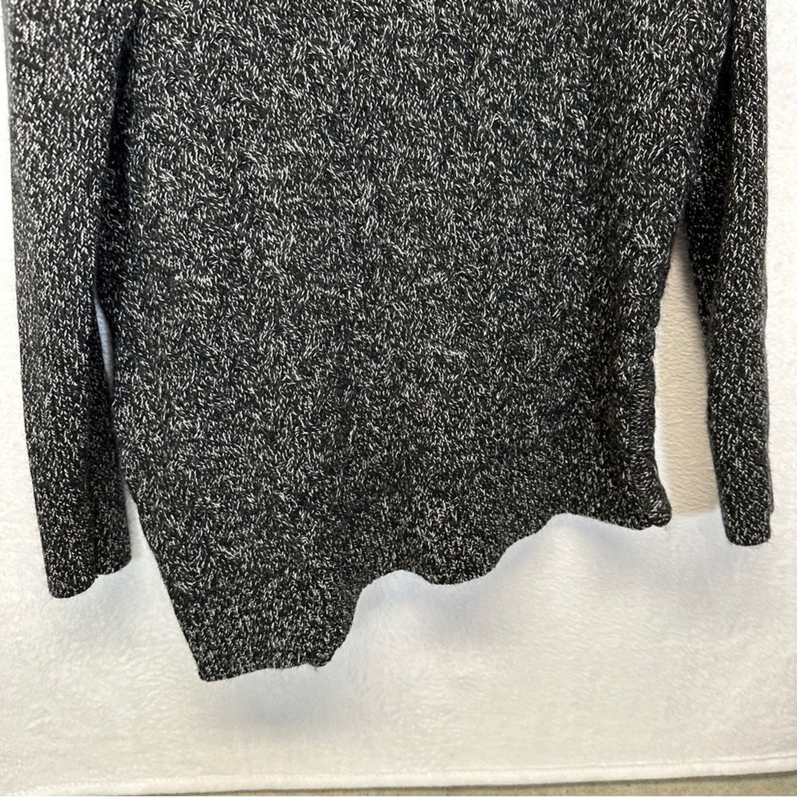Athleta Athleta Wool Cashmere Black & White Knit Long Sleeve Sweater Size XL / US 12-14 / IT 48-50 - 3 Thumbnail
