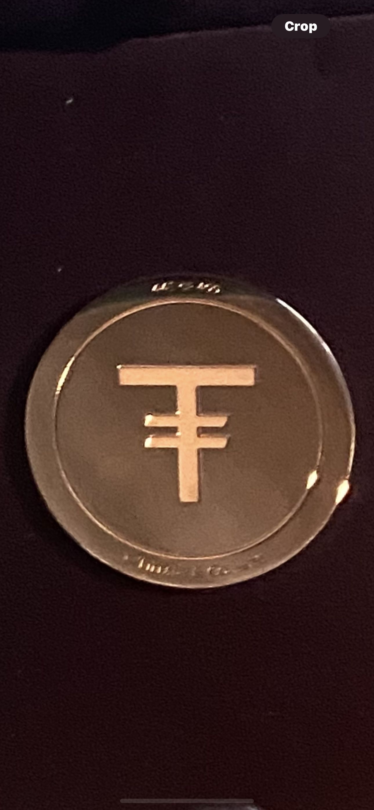 Tiffany & Co. NWT ONE TIFFCOIN | TIFFANY & CO. 18K Gold Tiffcoin Size ONE SIZE - 2 Thumbnail