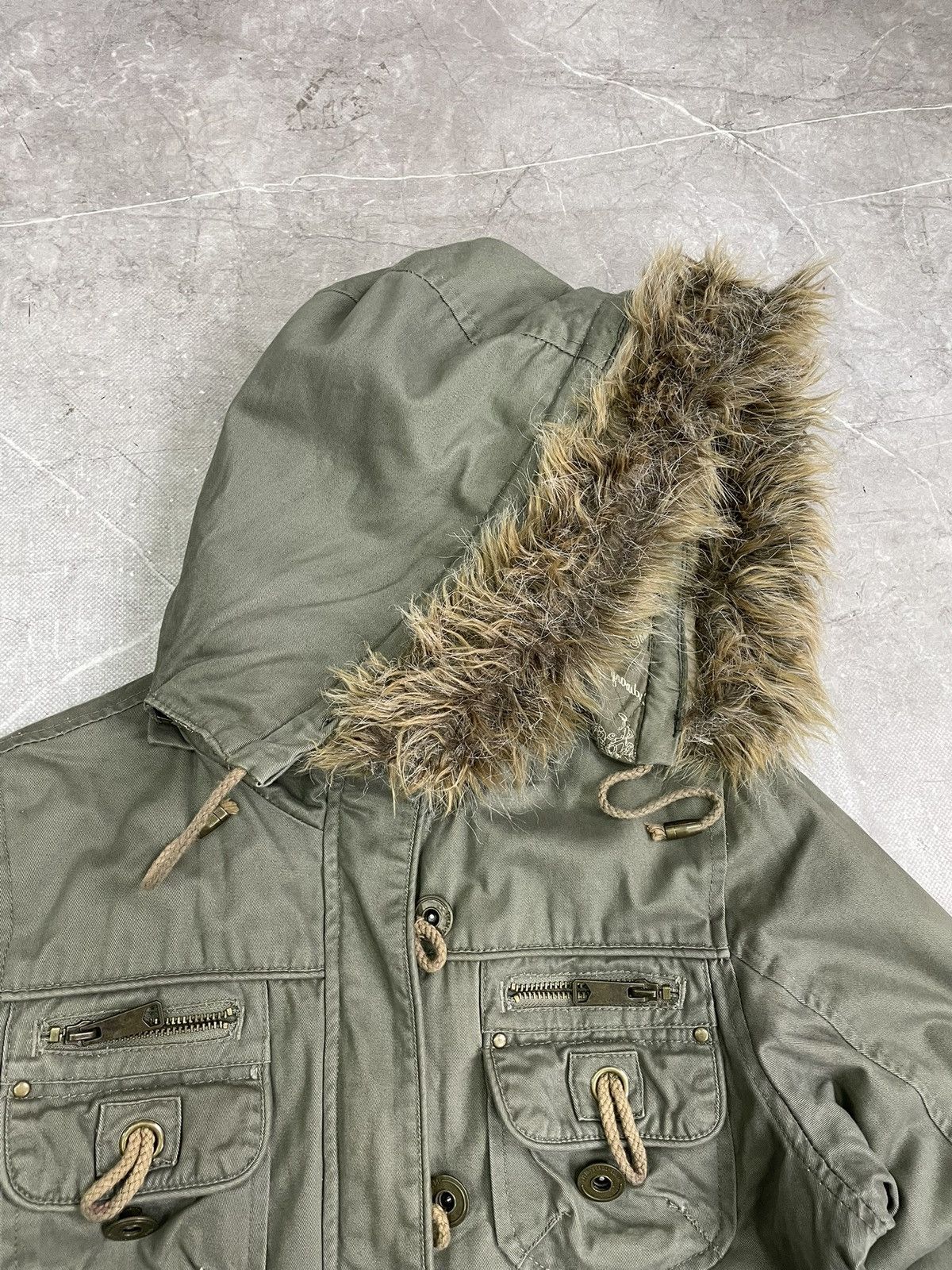 Hysteric Glamour Military fur hood japanese if six was nine jacket army Size US M / EU 48-50 / 2 - 7 Thumbnail