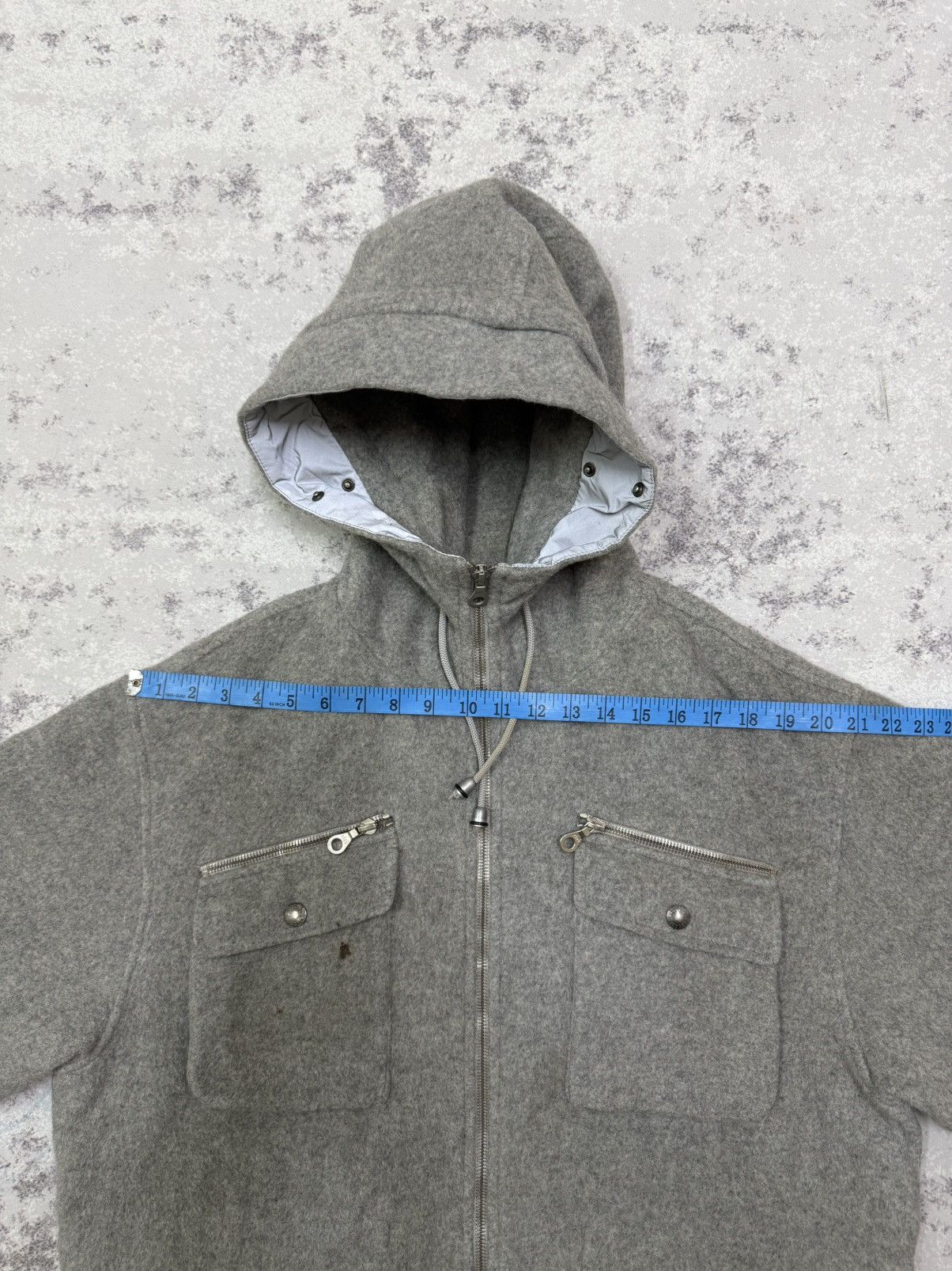 Iceberg Vintage 90s Iceberg Tunes Riri Opti Zipper Wool Jacket Hodie Size US XL / EU 56 / 4 - 21 Thumbnail