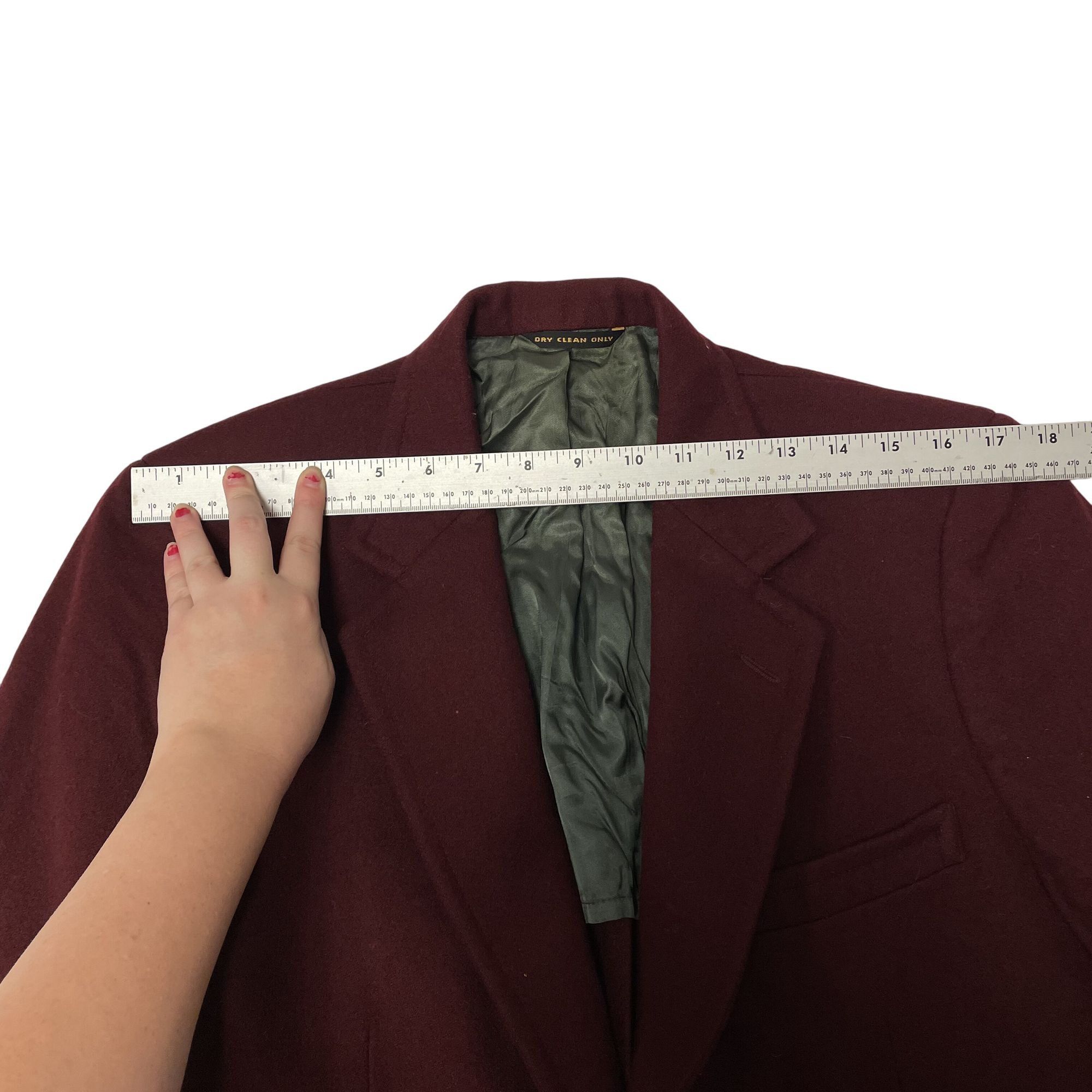 Other Vtg John Alexander MAROON GOLD BTN Sport Coat Size 38R - 10 Thumbnail