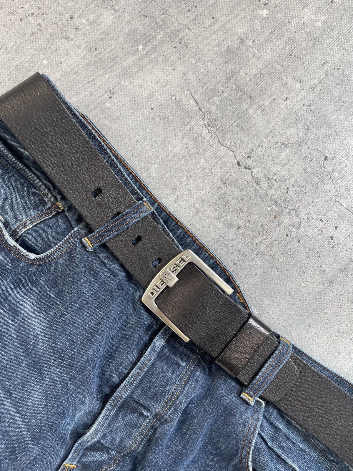Other Vintage Diesel Leather Y2K Belt Size ONE SIZE - 11 Thumbnail