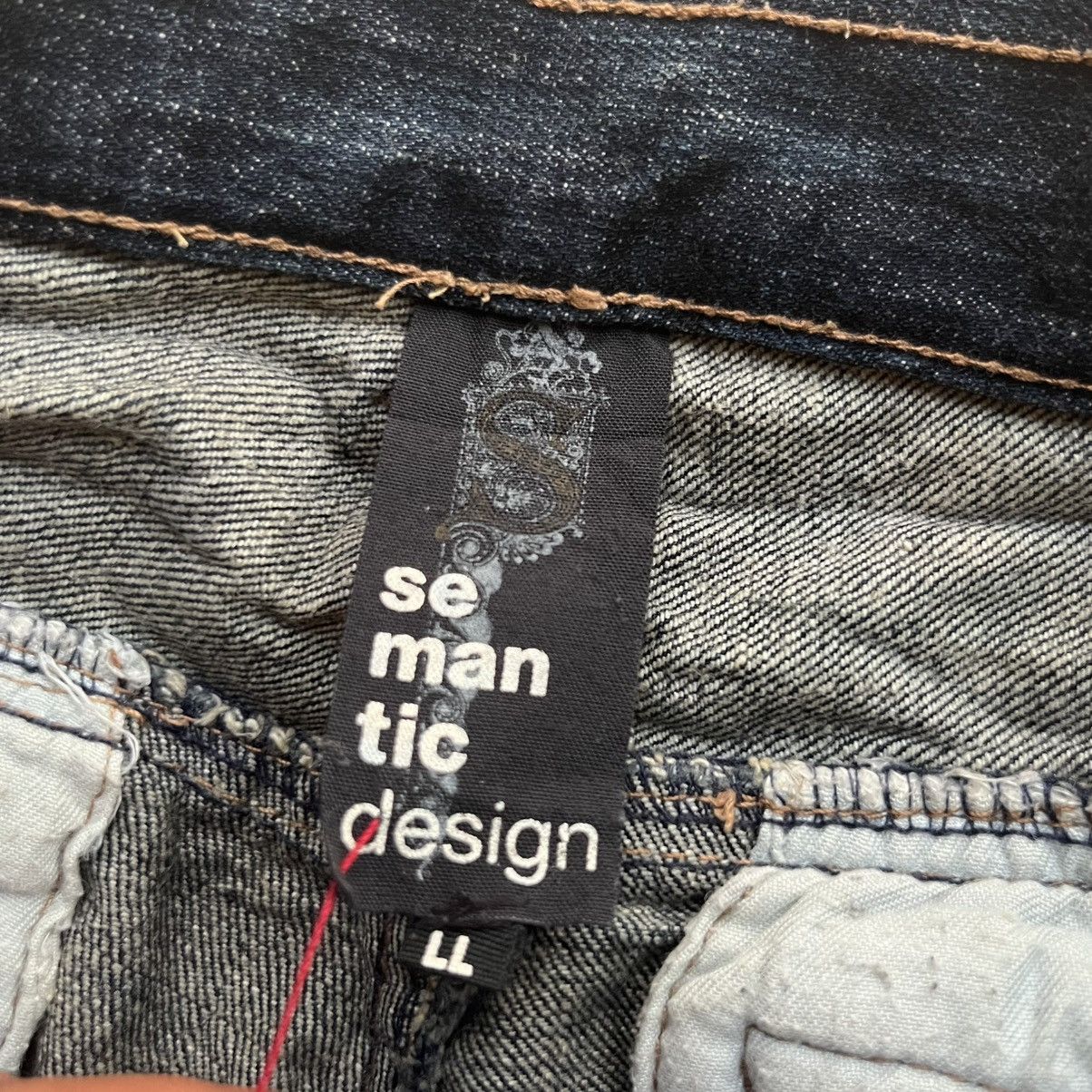semanticdesign SEMANTIC DESIGN DENIM CARGO DISTREESED FLARED JAPANESE BRAND Size US 34 / EU 50 - 6 Thumbnail