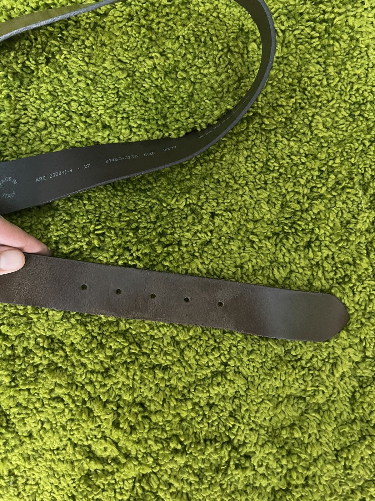Cowboy Equipment × Genuine Leather × Levi's Levi’s real leather western cowboy style belt Size ONE SIZE - 3 Thumbnail