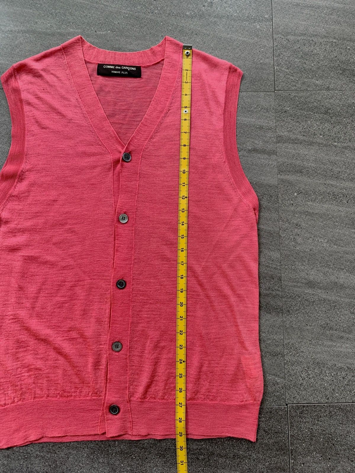 Comme des Garcons Homme Plus FREE TAX! 90s Knitted Vest Size US M / EU 48-50 / 2 - 9 Thumbnail