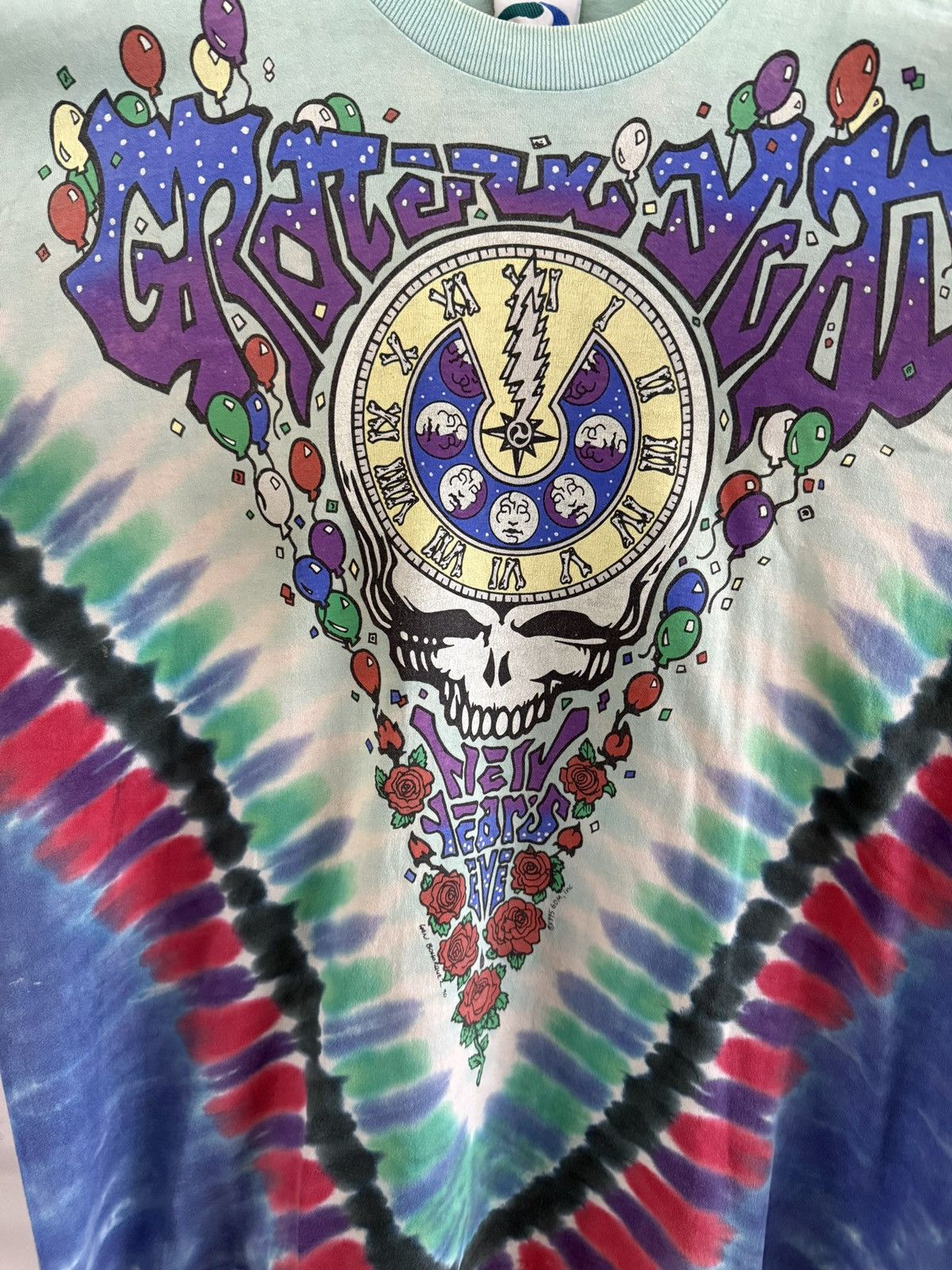 Grateful Dead Grateful Dead Shirt Liquid Blue New Years Eve Size US XL / EU 56 / 4 - 2 Thumbnail