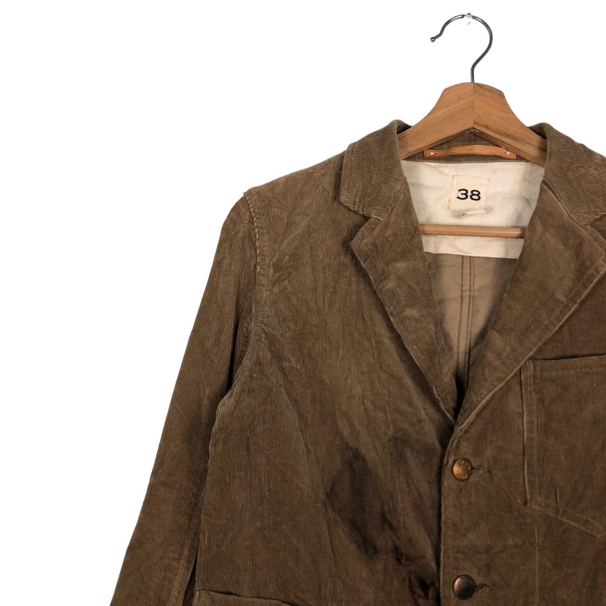 MasterPiece Cropped Biker Jacket Corduroy Scye Basics Masterpiece Japan Size XS / US 0-2 / IT 36-38 - 7 Thumbnail