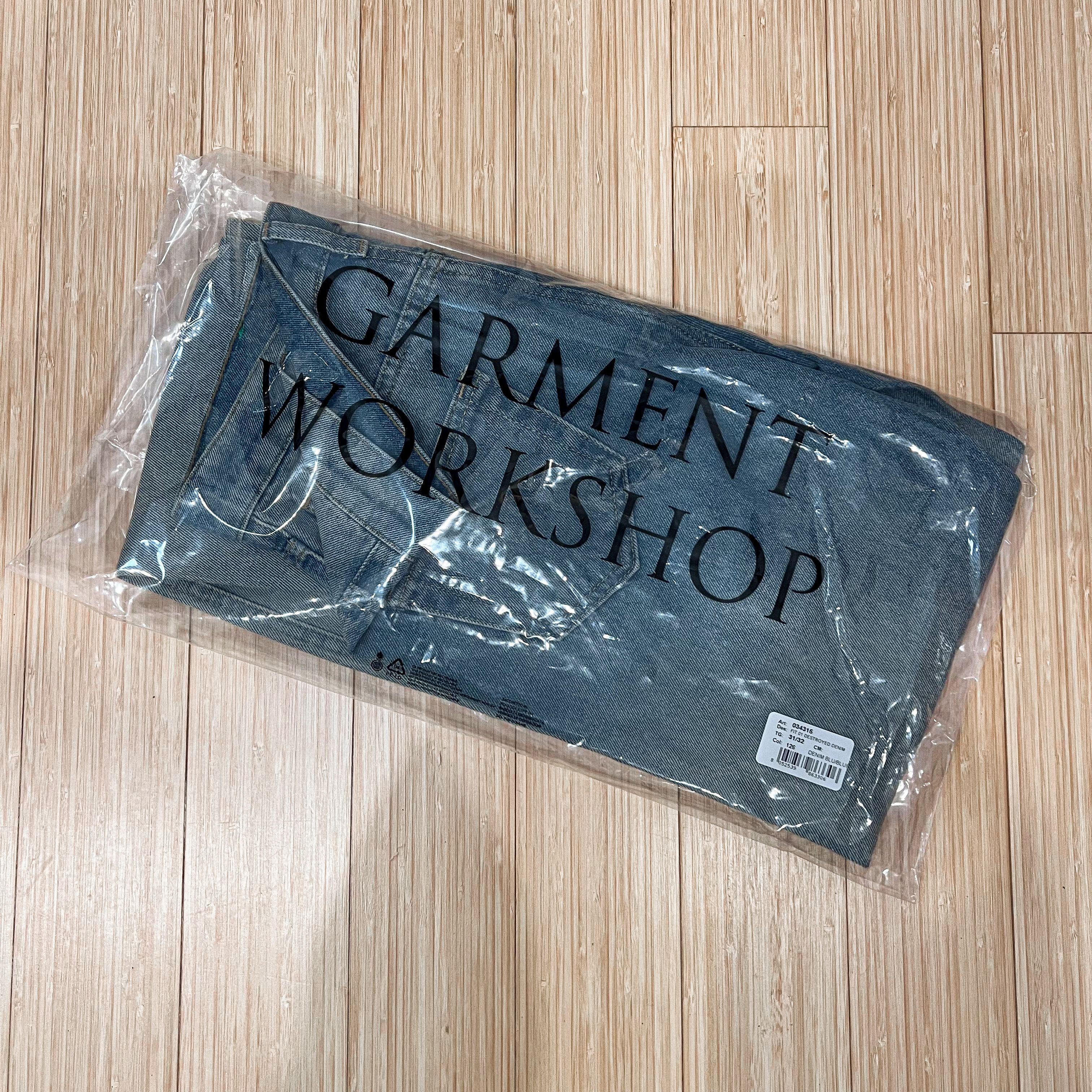 Garment Project Garment Workshop FIT01 Destroyed Blue Denim Size US 31 - 9 Thumbnail