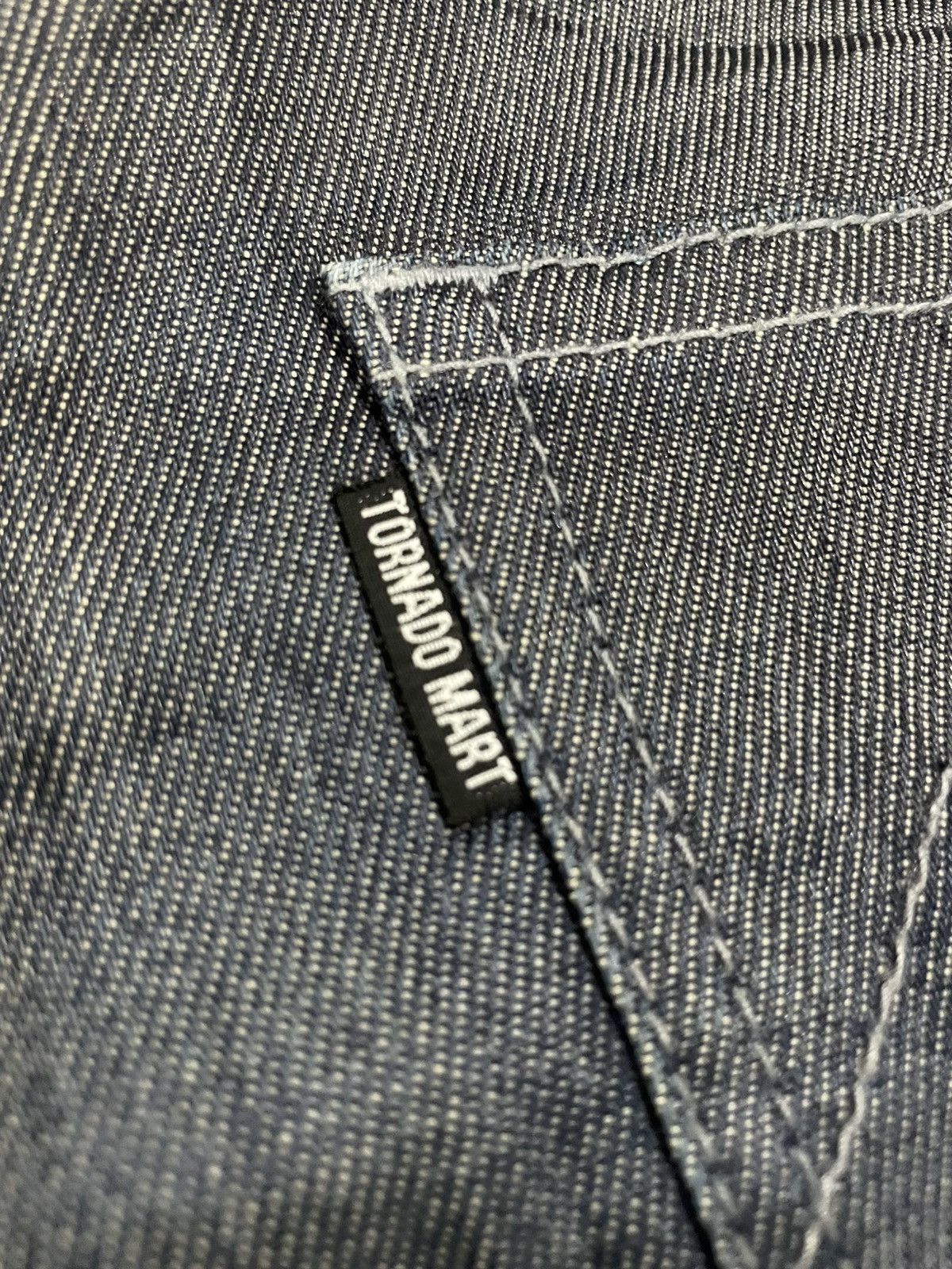Japanese Brand Tornado Mart Stonewash Rigid Lowrise Jeans W32" x L37" Size US 32 / EU 48 - 19 Thumbnail