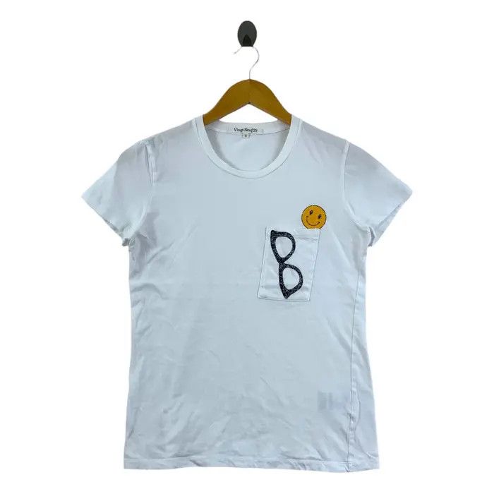 Vintage VING NEUF 29 JAPAN Fashion Brands Smiley Face Tee Shirt Size XS / US 0-2 / IT 36-38 - 1 Thumbnail