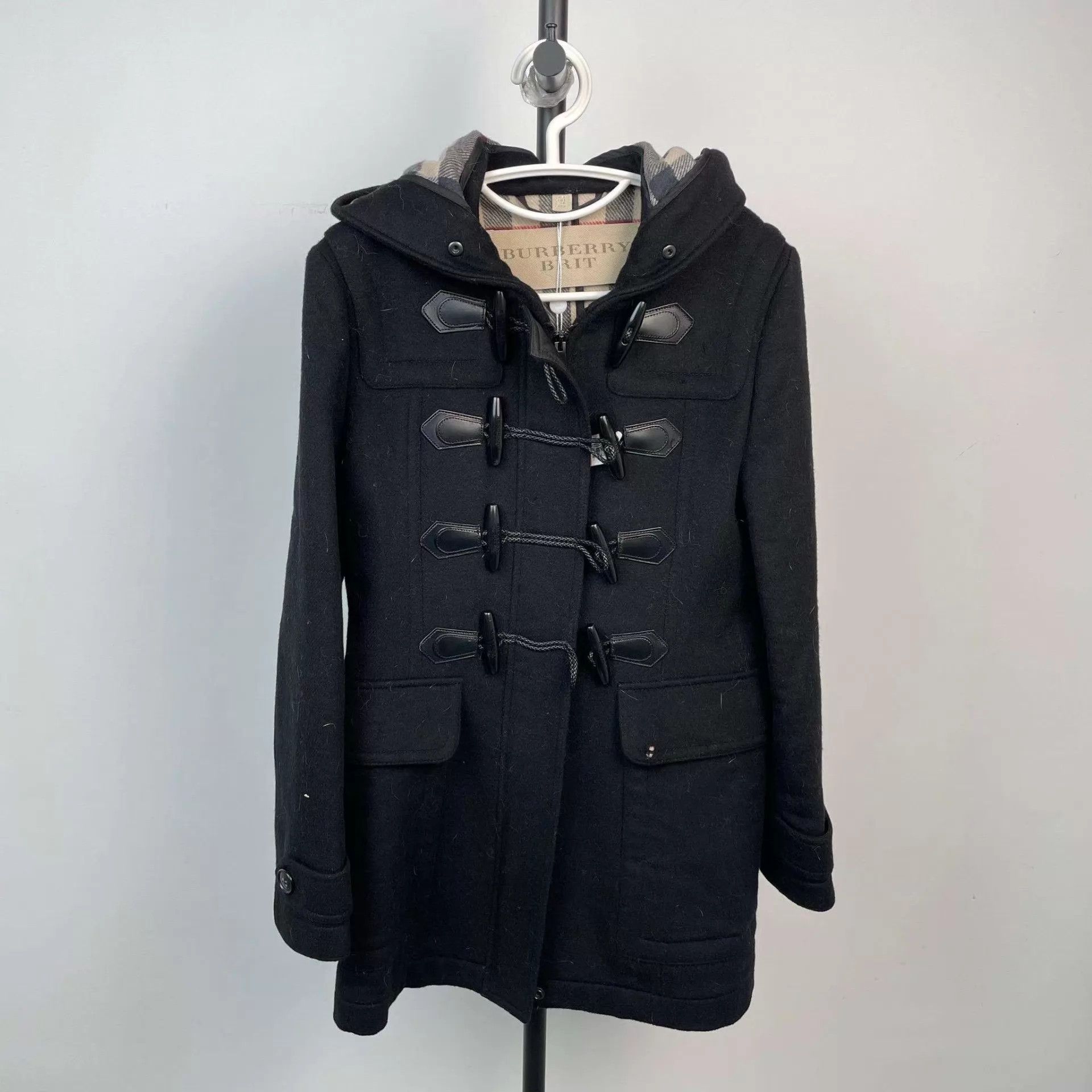 Burberry Burberry Cashmere Coat Black Size 8 Size M / US 6-8 / IT 42-44 - 1 Thumbnail