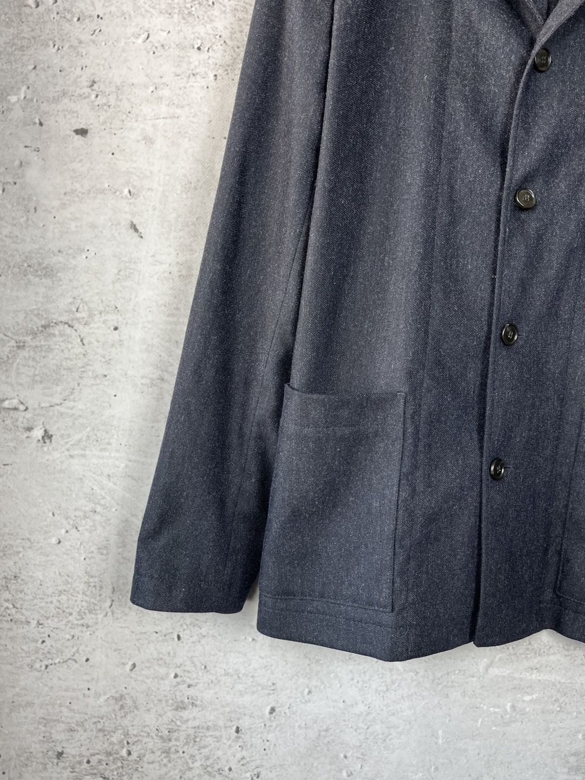 Designer × Tiger of Sweden Tiger Of Sweden - Jimmie Leisure Blazer Shirt Navy Size US M / EU 48-50 / 2 - 2 Thumbnail