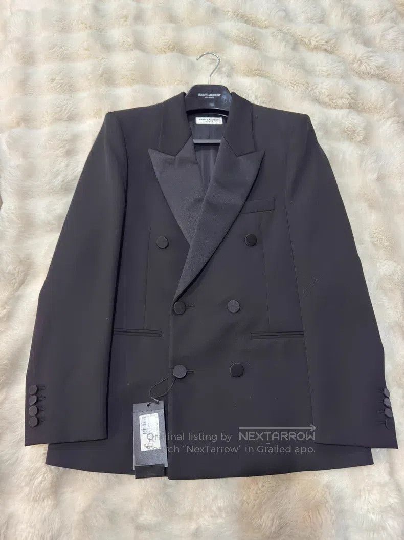 Saint Laurent Paris Saint Laurent Paris Double-breasted Smoking Suit Size US S / EU 44-46 / 1 - 1 Thumbnail