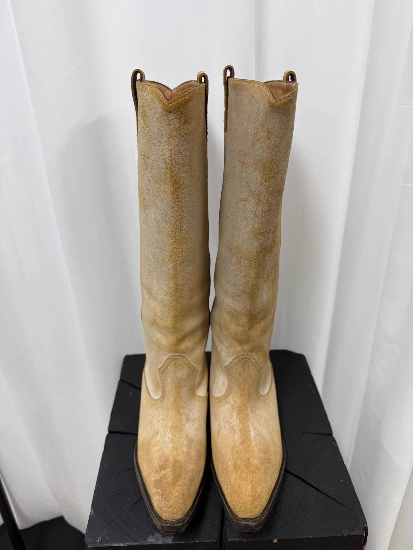 Maison Margiela Maison Margiela Suede High-Top Wedge Boots K20 Size US 7 / IT 37 - 2 Thumbnail