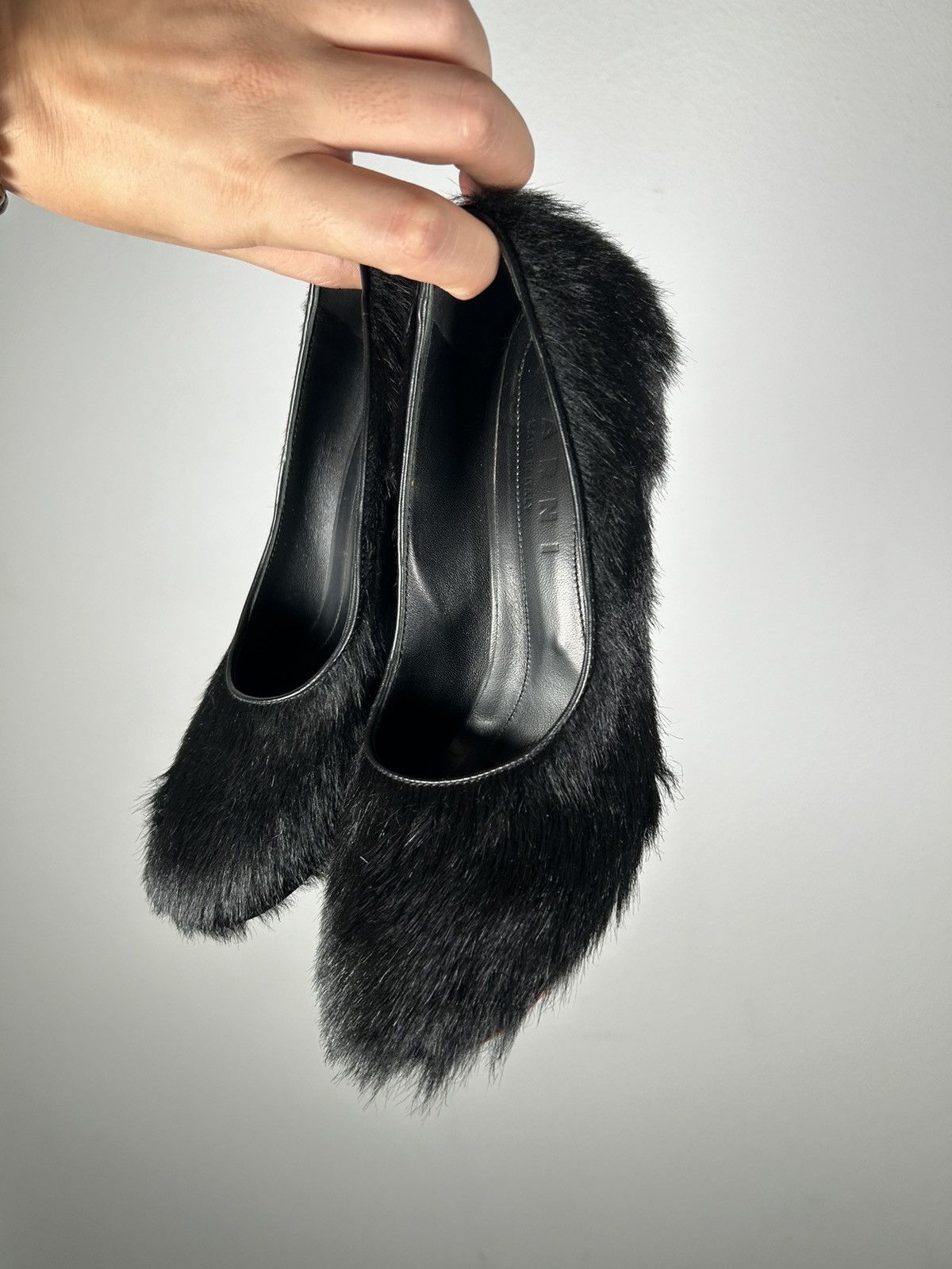 Marni Pony hair metal heel pumps Size US 7.5 / IT 37.5 - 6 Thumbnail