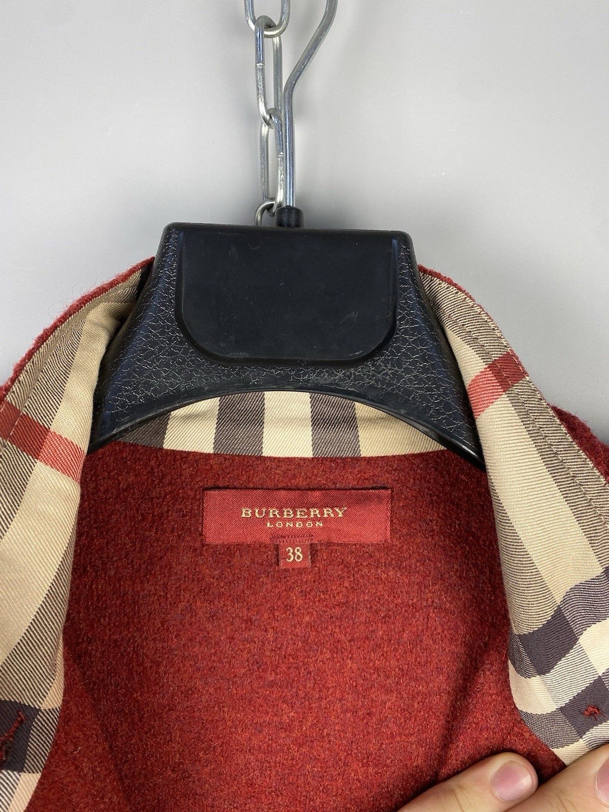 Burberry Burberry Women Luxury Wool Pea Coat Jacket Size S / US 4 / IT 40 - 19 Thumbnail