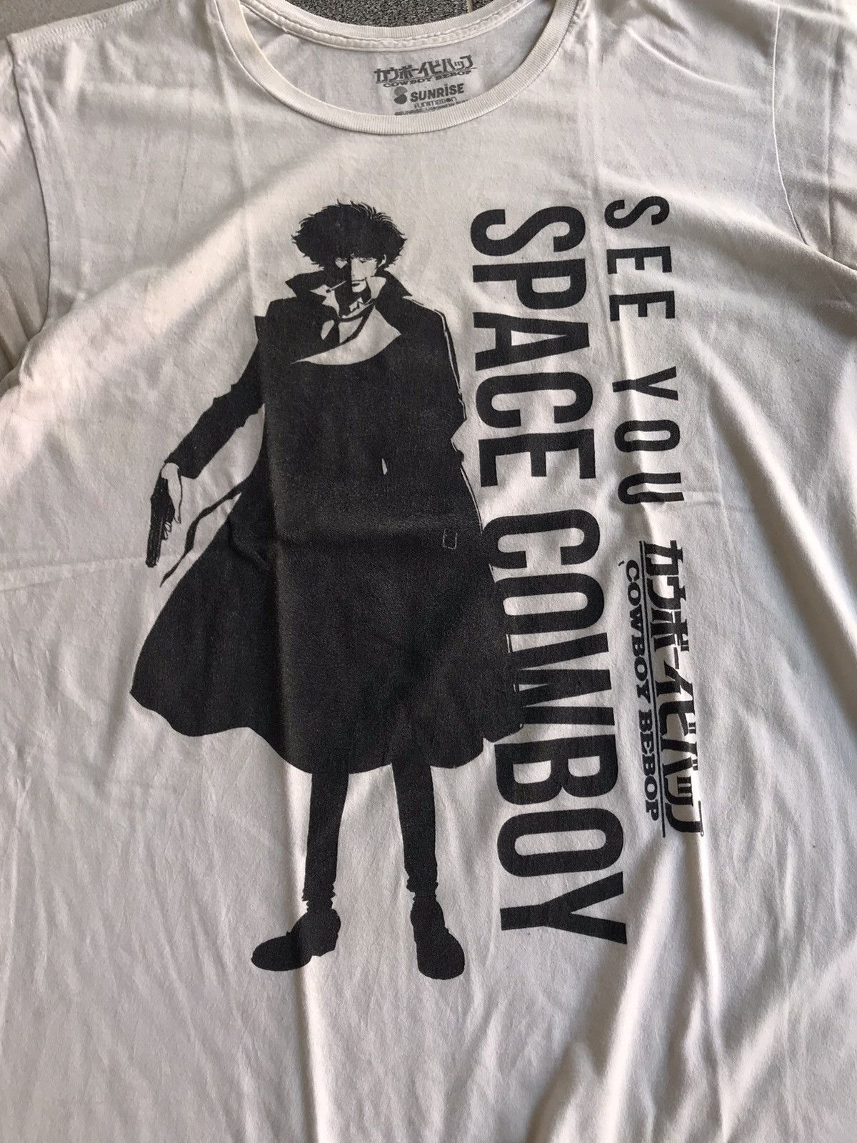 Anime × Cartoon Network × Japanese Brand Worn Cowboy Bebop Space Cowboy "see you" Size US M / EU 48-50 / 2 - 4 Thumbnail