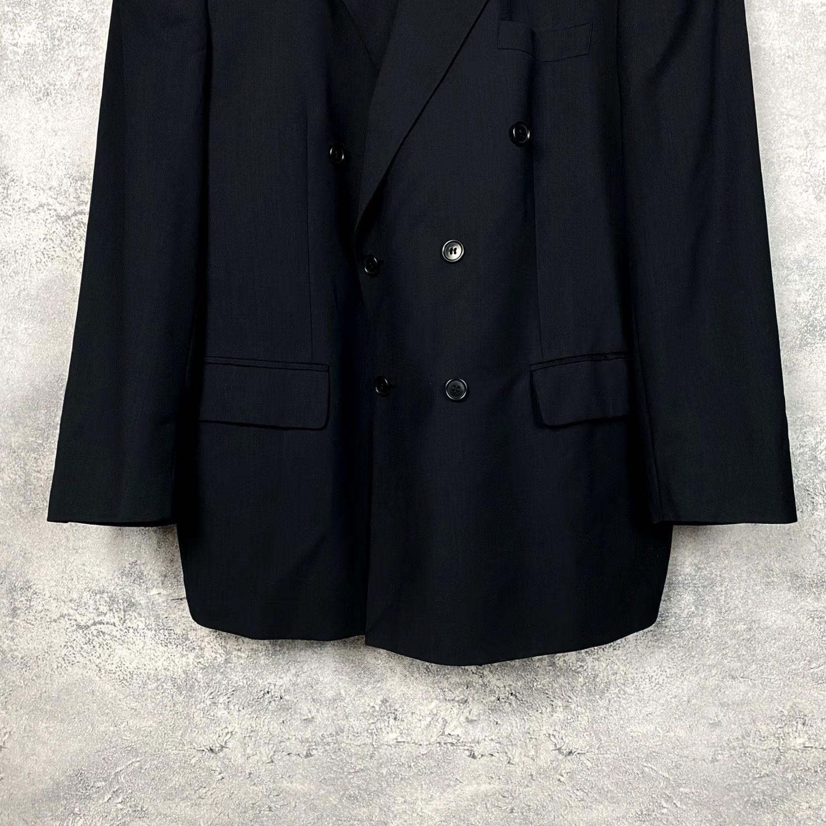 Pierre Balmain Pierre Balmain Jacket Mens 46 Black Men Blazer Two Button Tailored Formal Size Size 46R - 3 Thumbnail