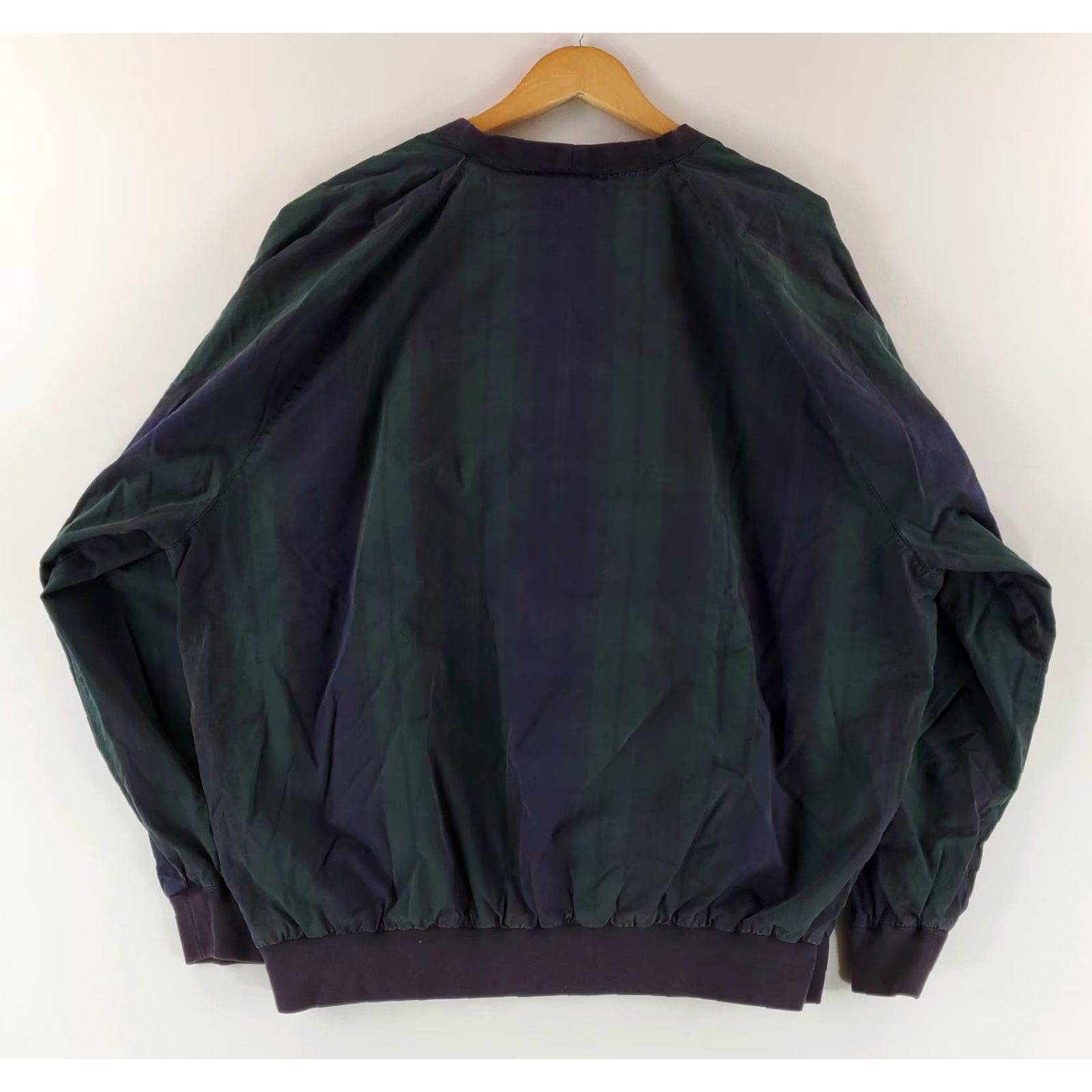 Polo Ralph Lauren Polo Ralph Lauren Jacket Pullover Golf Striped Crest Mens XL Blue Gray Green Size US XL / EU 56 / 4 - 6 Thumbnail