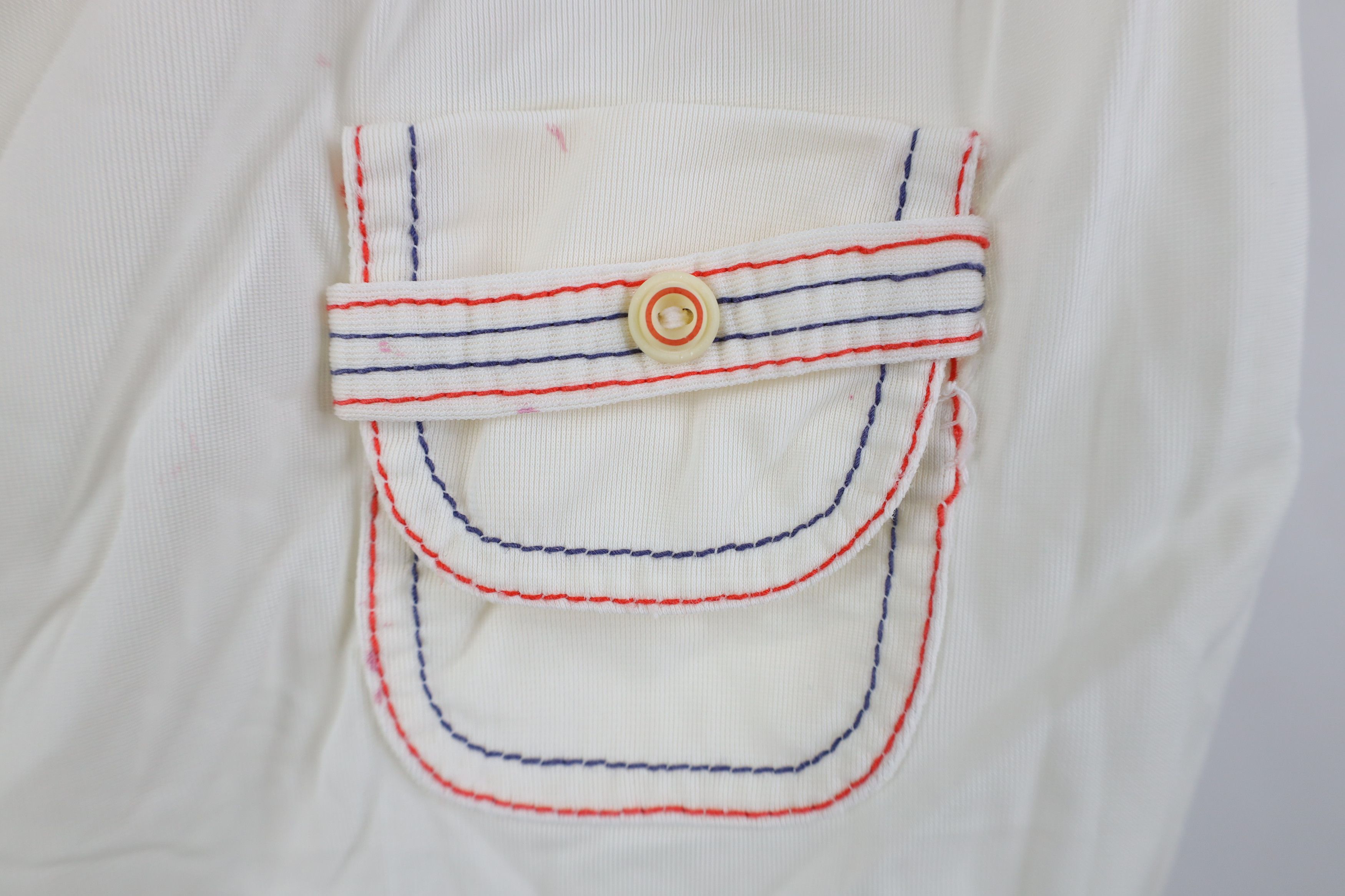 Vintage Vintage 60s 70s Streetwear Double Pocket Tank Top T-Shirt Size M / US 6-8 / IT 42-44 - 4 Thumbnail